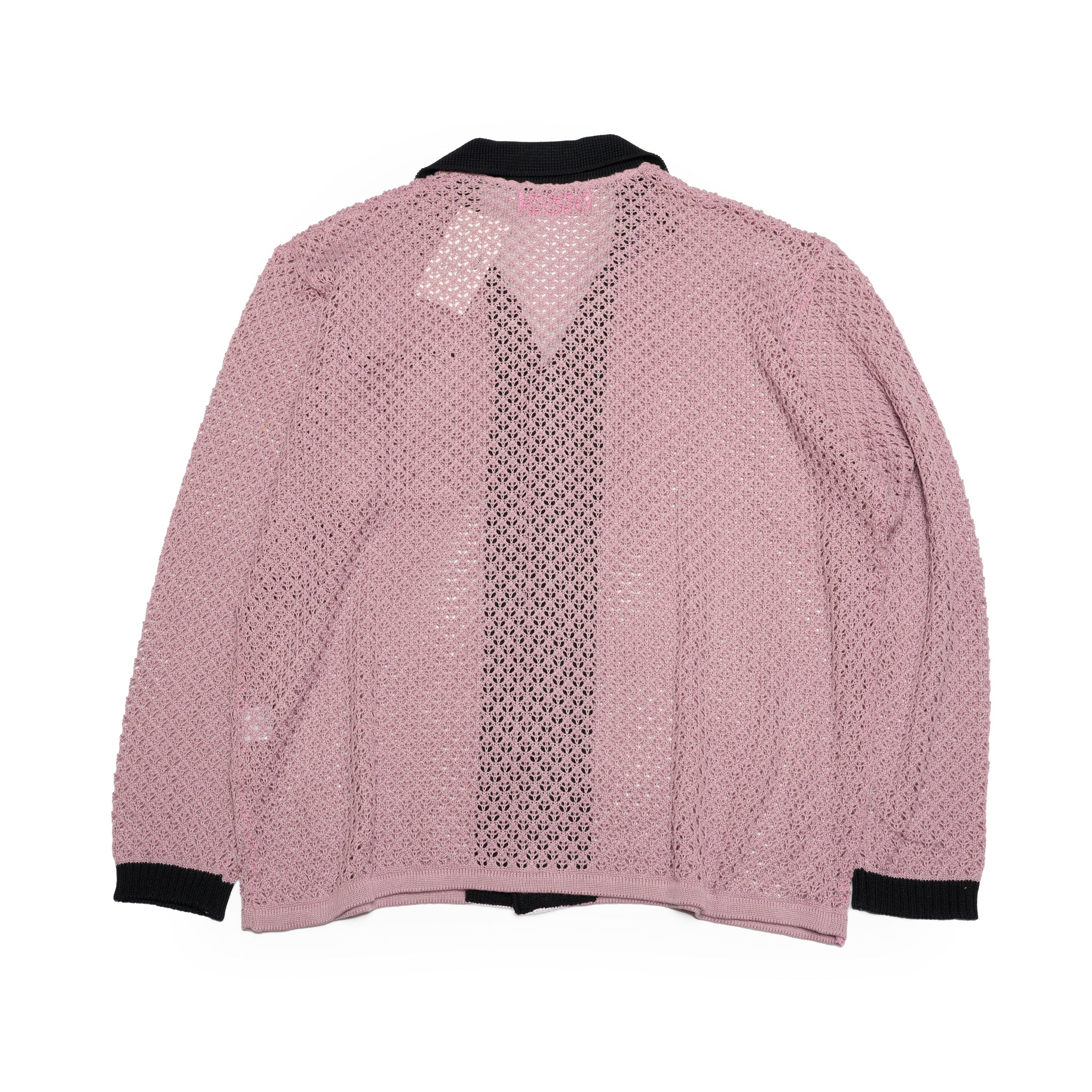 efmm-17_Flamingo | Net Knit Shirts | Color:Flamingo【EFFECTEN_エフェクテン】【archive】