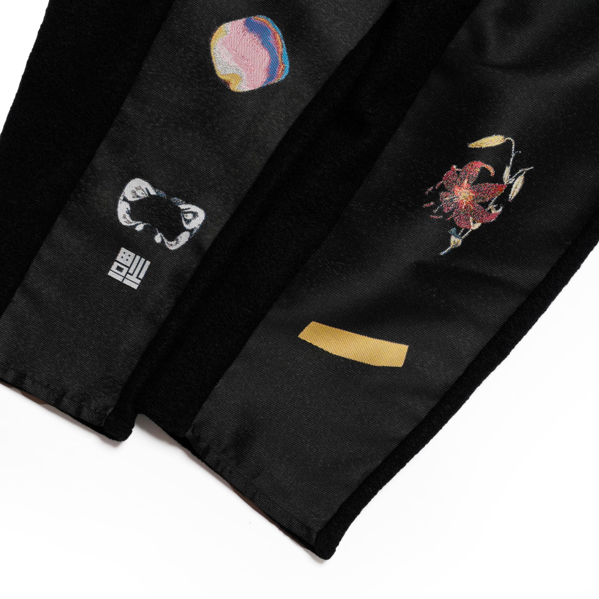 FLAGMENTS MIX DAYOFF PANT | Color_Black | No_sf25aw-18_black【STOF_ストフ】