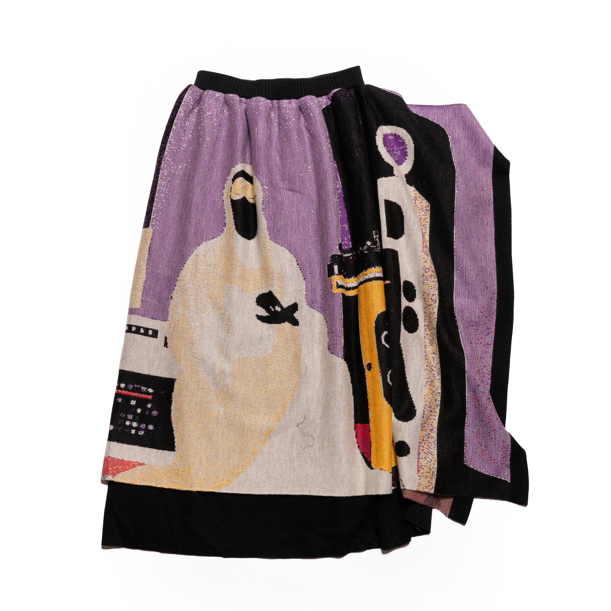 Old Era Stole Skirt | Color_Black | No_bsd25aw-09_black【BEDSIDEDRAMA_ベッドサイドドラマ】