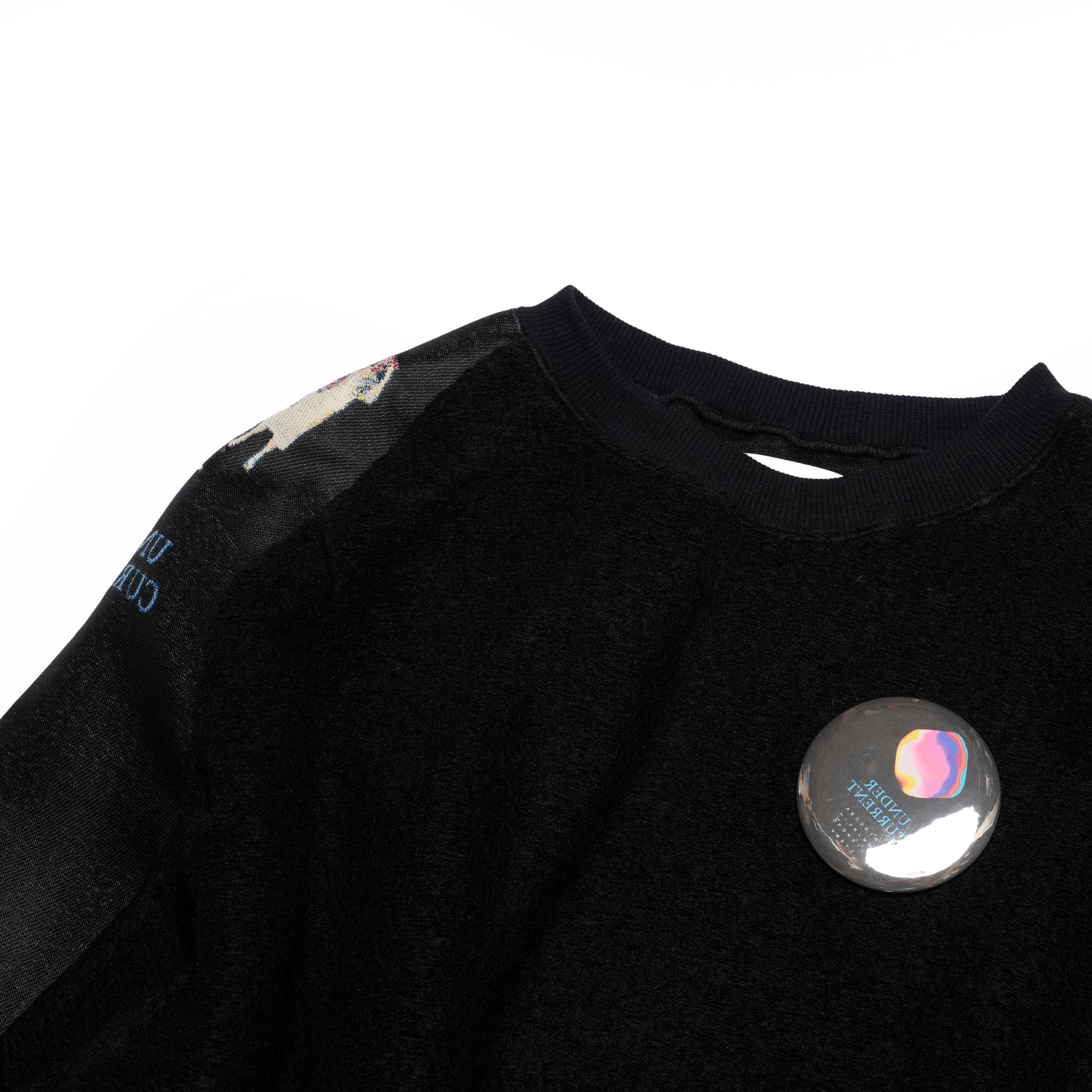 FLAGMENTS MIX PULLOVER | Color_Black | No_sf25aw-17_black【STOF_ストフ】