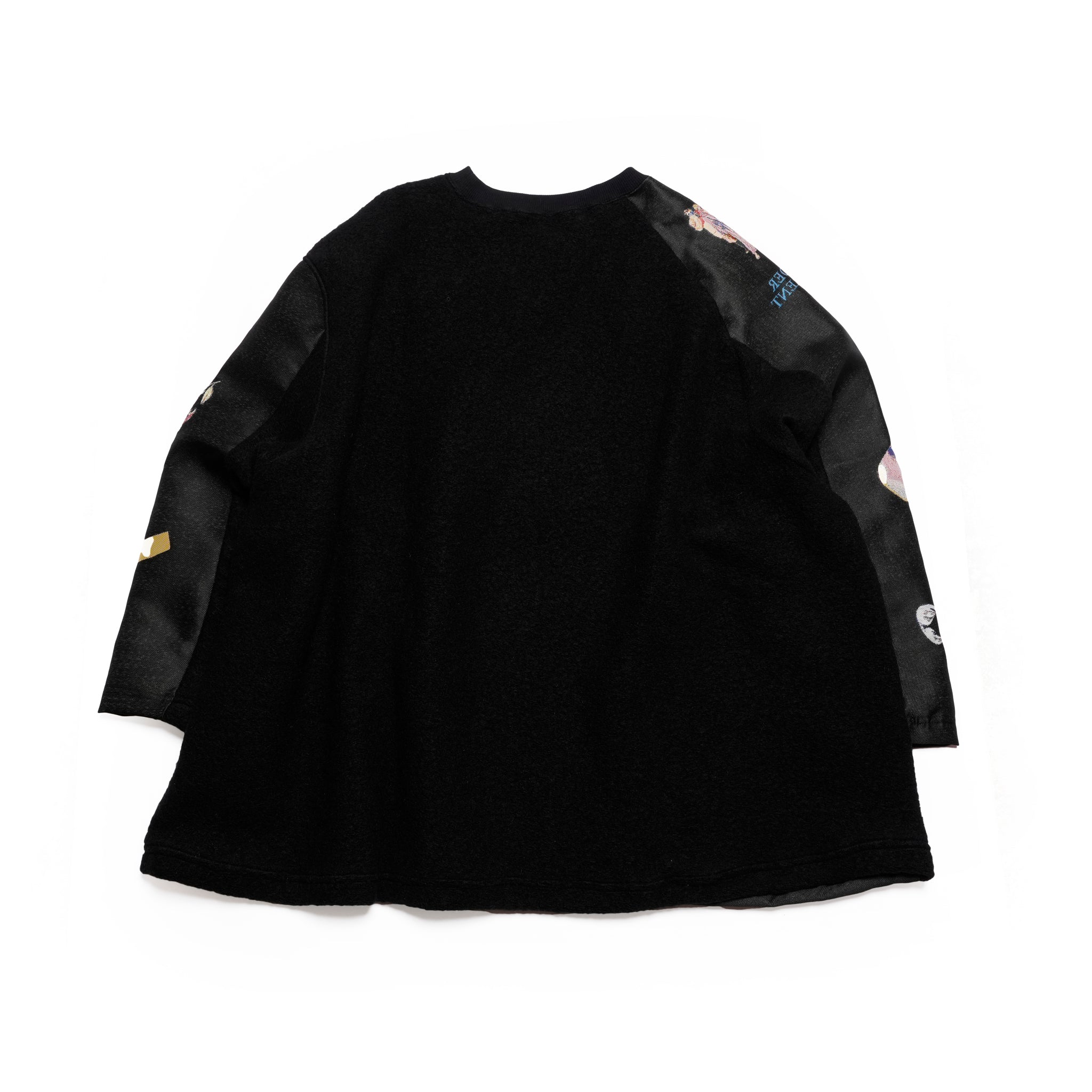 FLAGMENTS MIX PULLOVER | Color_Black | No_sf25aw-17_black【STOF_ストフ】