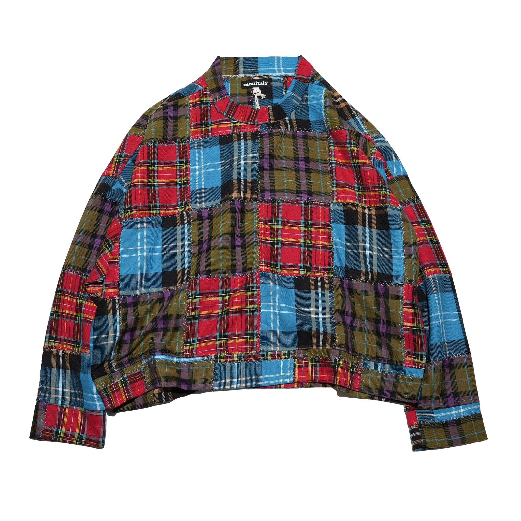 M31821-2 | Santa Monica Pullover | Color:Patchwork Plaid【MONITALY_モニタリー】