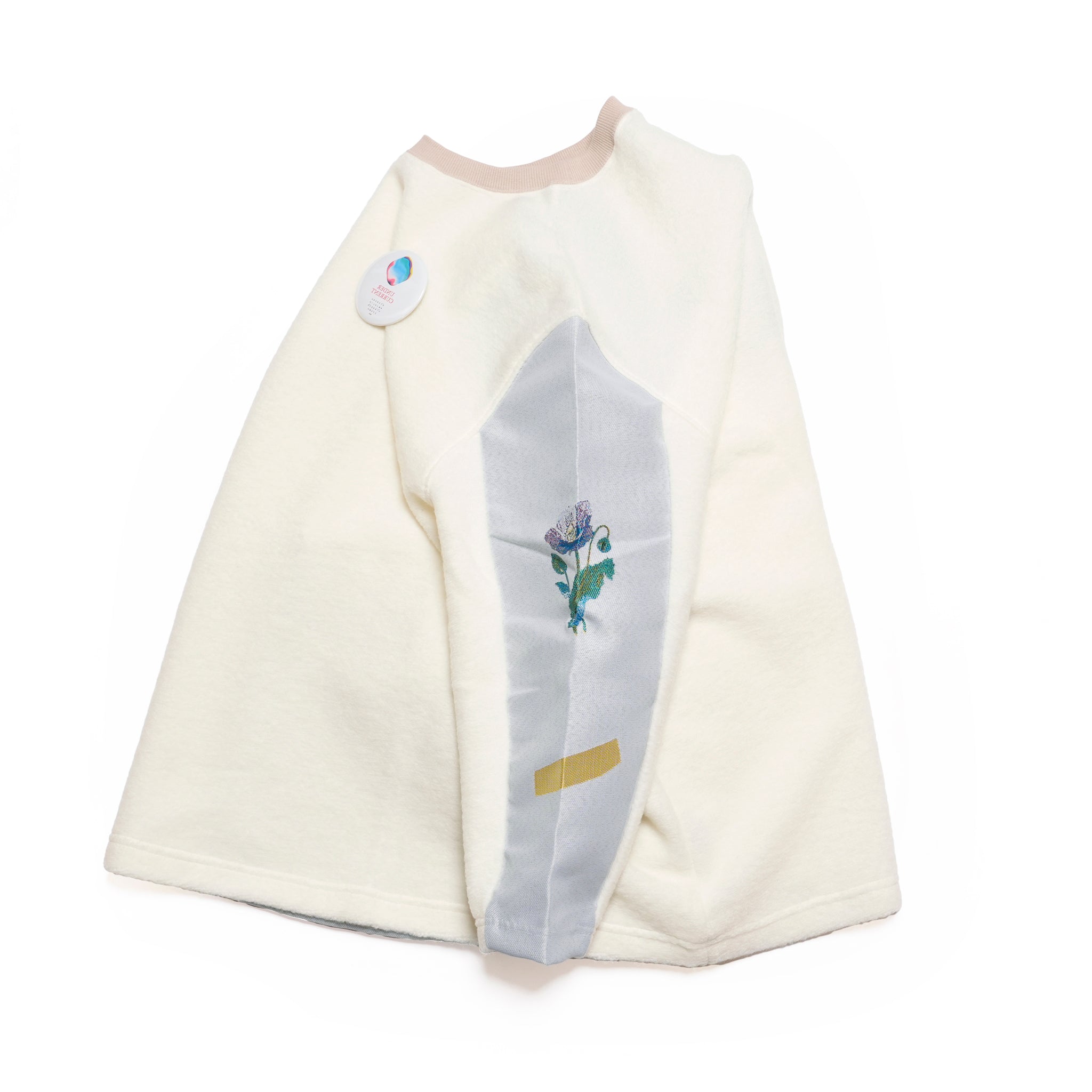 FLAGMENTS MIX PULLOVER | Color_White | No_sf25aw-17_white【STOF_ストフ】