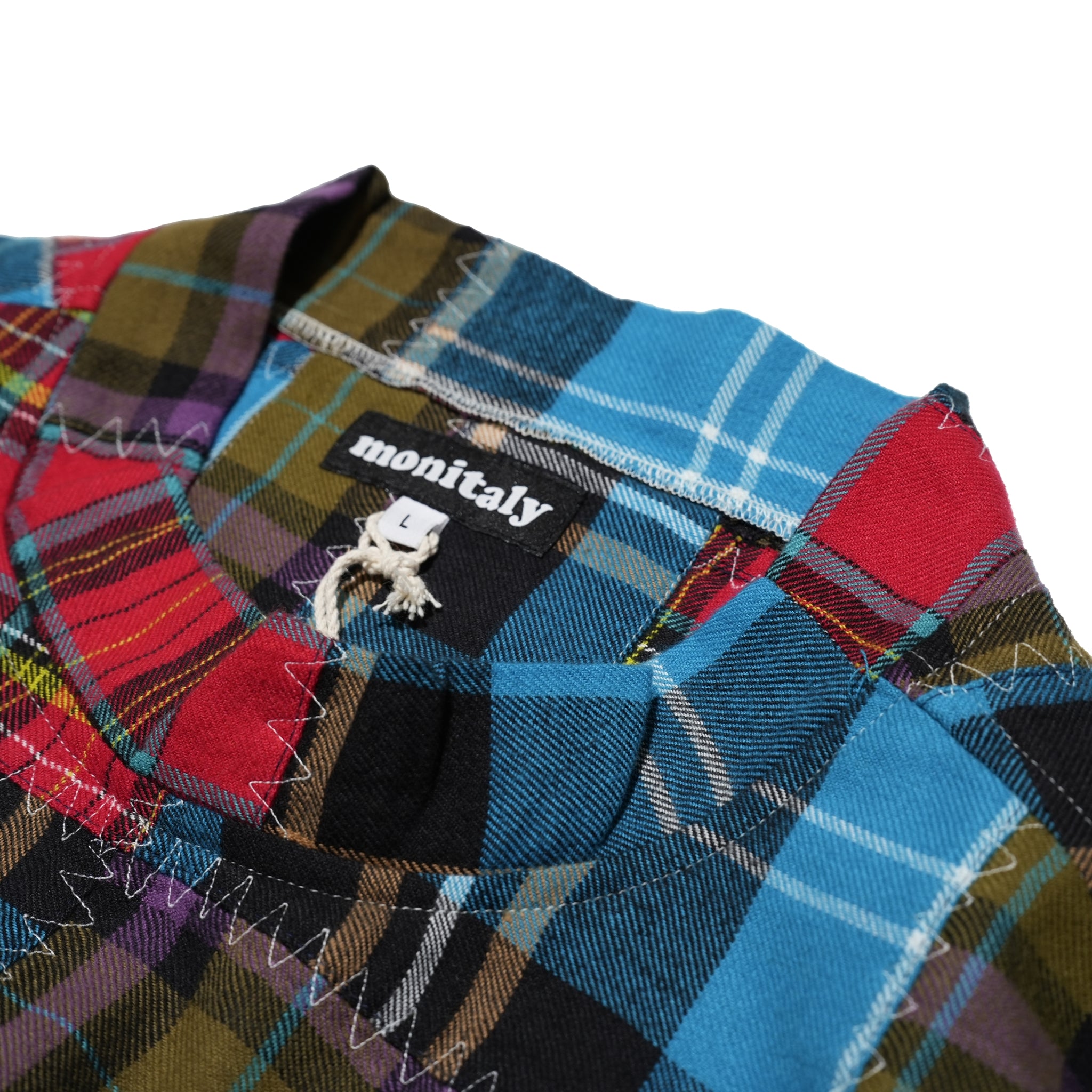 M31821-2 | Santa Monica Pullover | Color:Patchwork Plaid【MONITALY_モニタリー】