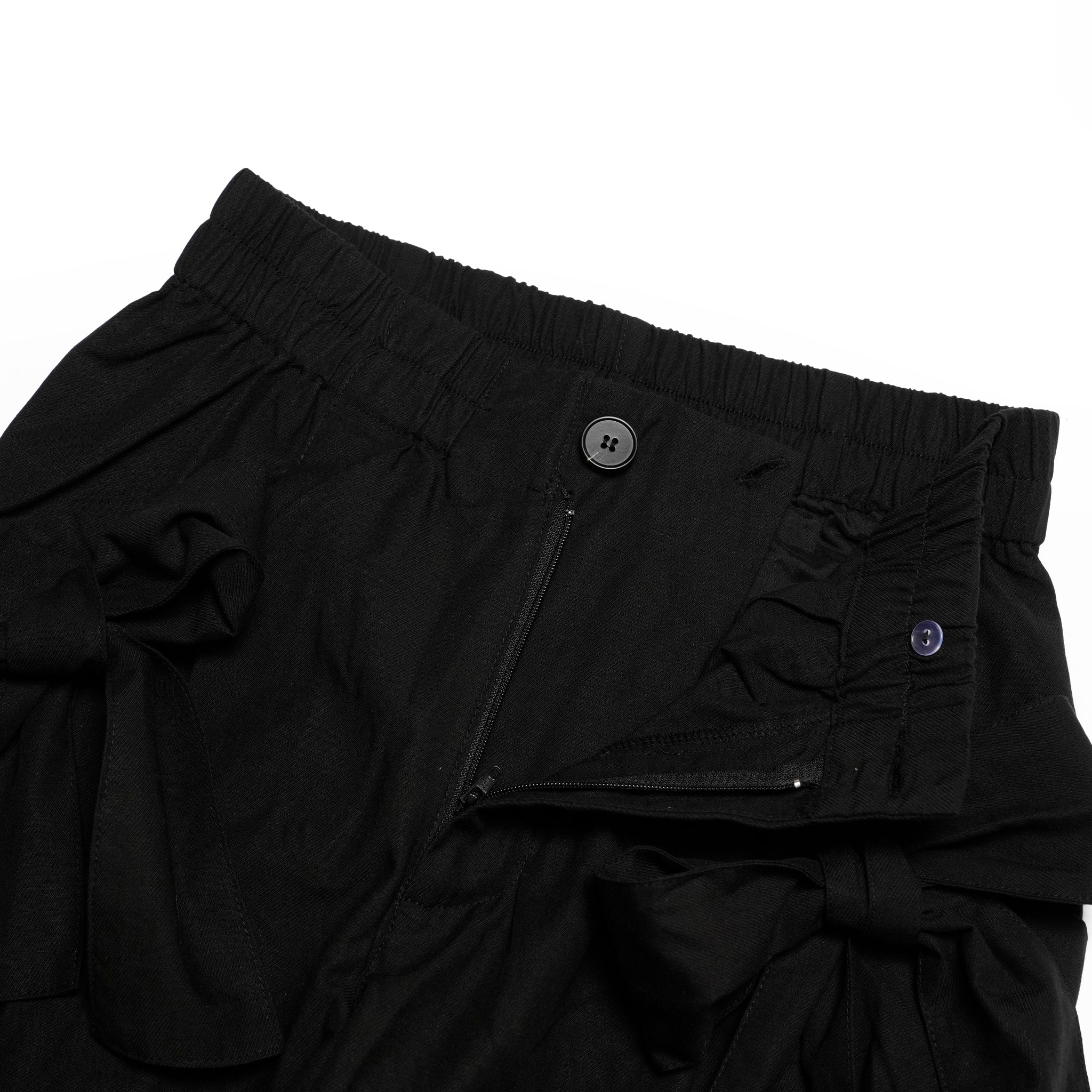 Demar Bow Trousers | Color_Black | No_32SM02TRM077BLK_BLACK【SISTER JANE_シスタージェーン】