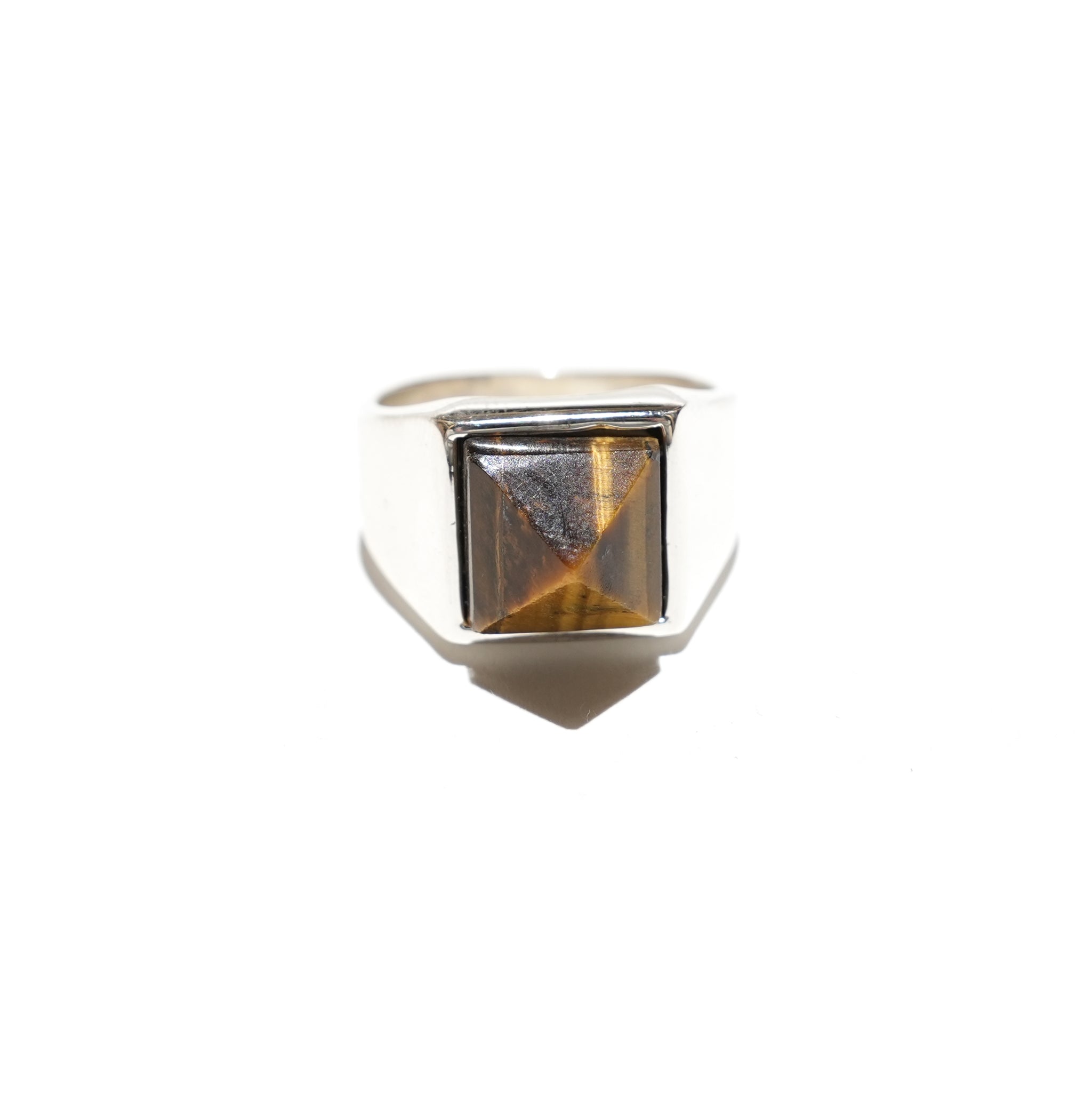 nasring001 | Pyramid Ring | Color:Camel/Black【NASNGWAM_ナスングワム】