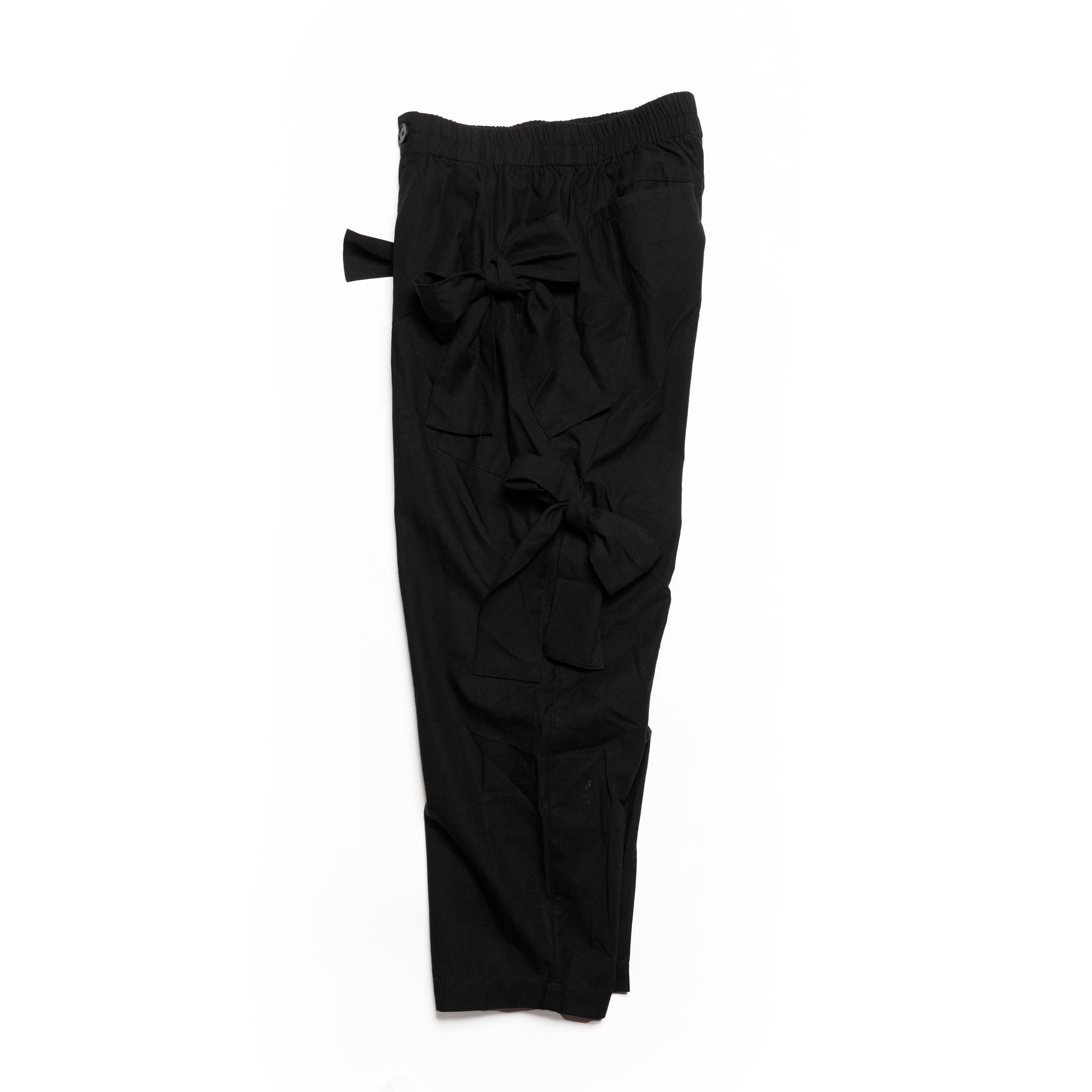 Demar Bow Trousers | Color_Black | No_32SM02TRM077BLK_BLACK【SISTER JANE_シスタージェーン】