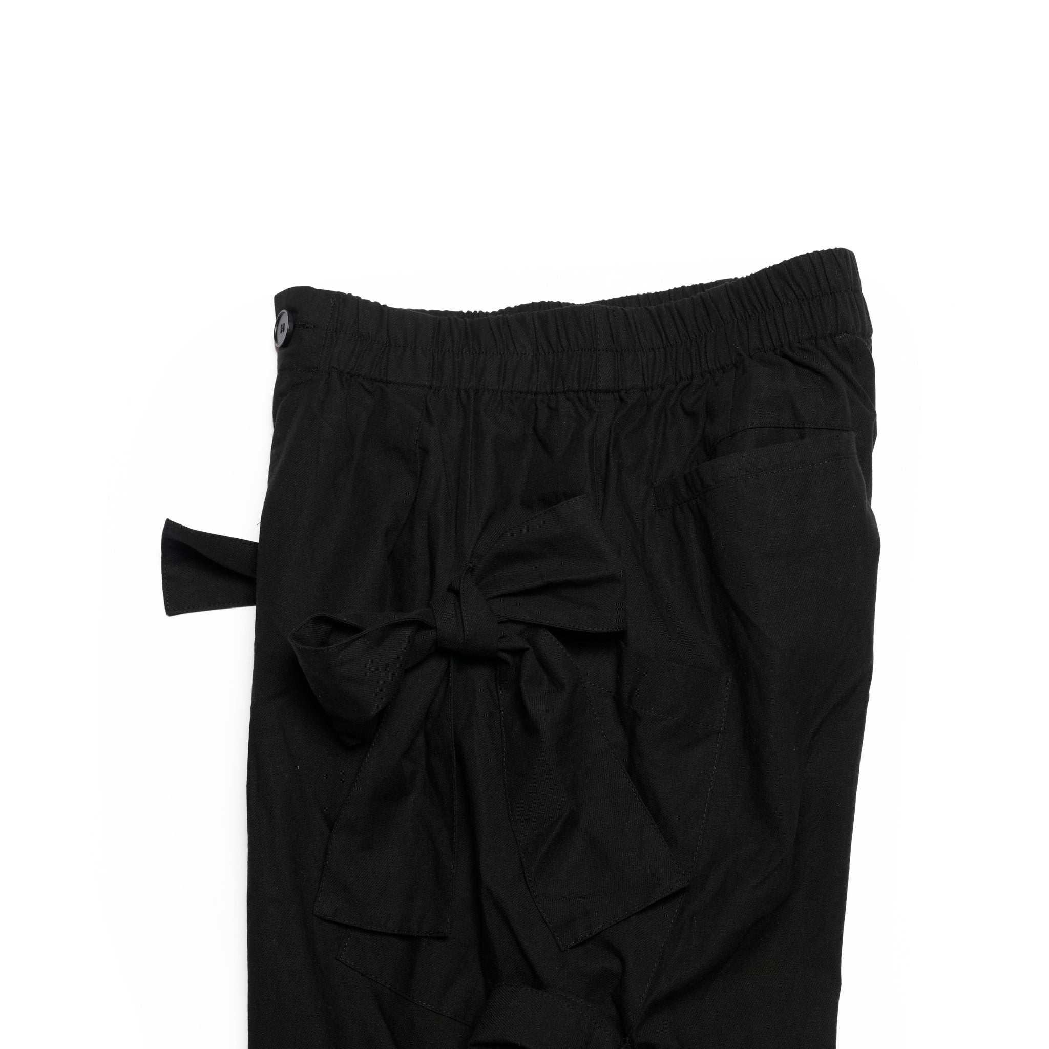 Demar Bow Trousers | Color_Black | No_32SM02TRM077BLK_BLACK【SISTER JANE_シスタージェーン】
