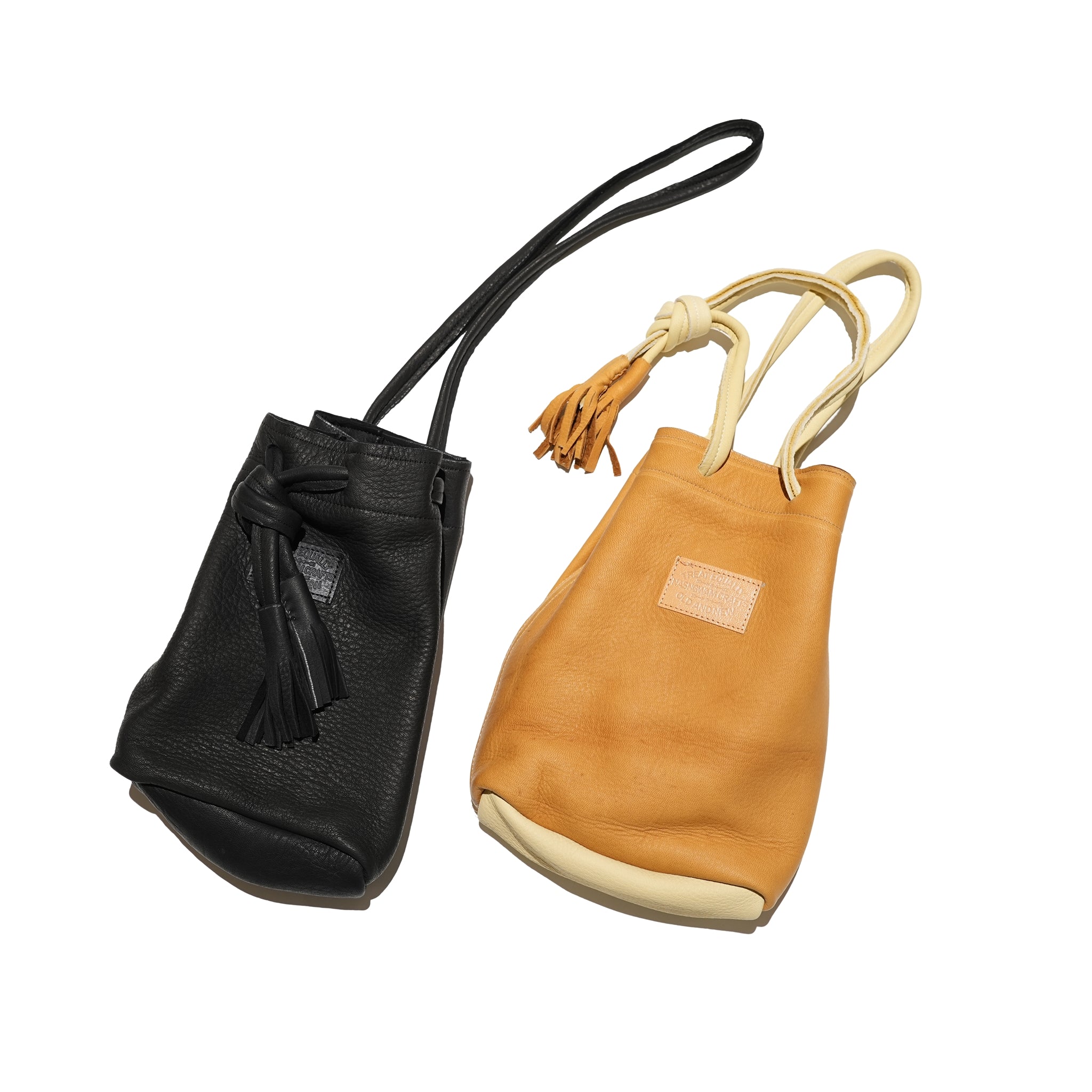 EM2326402 | DEARSKIN WHISKY BAG | Color:Camel/Black【NASNGWAM_ナスングワム】