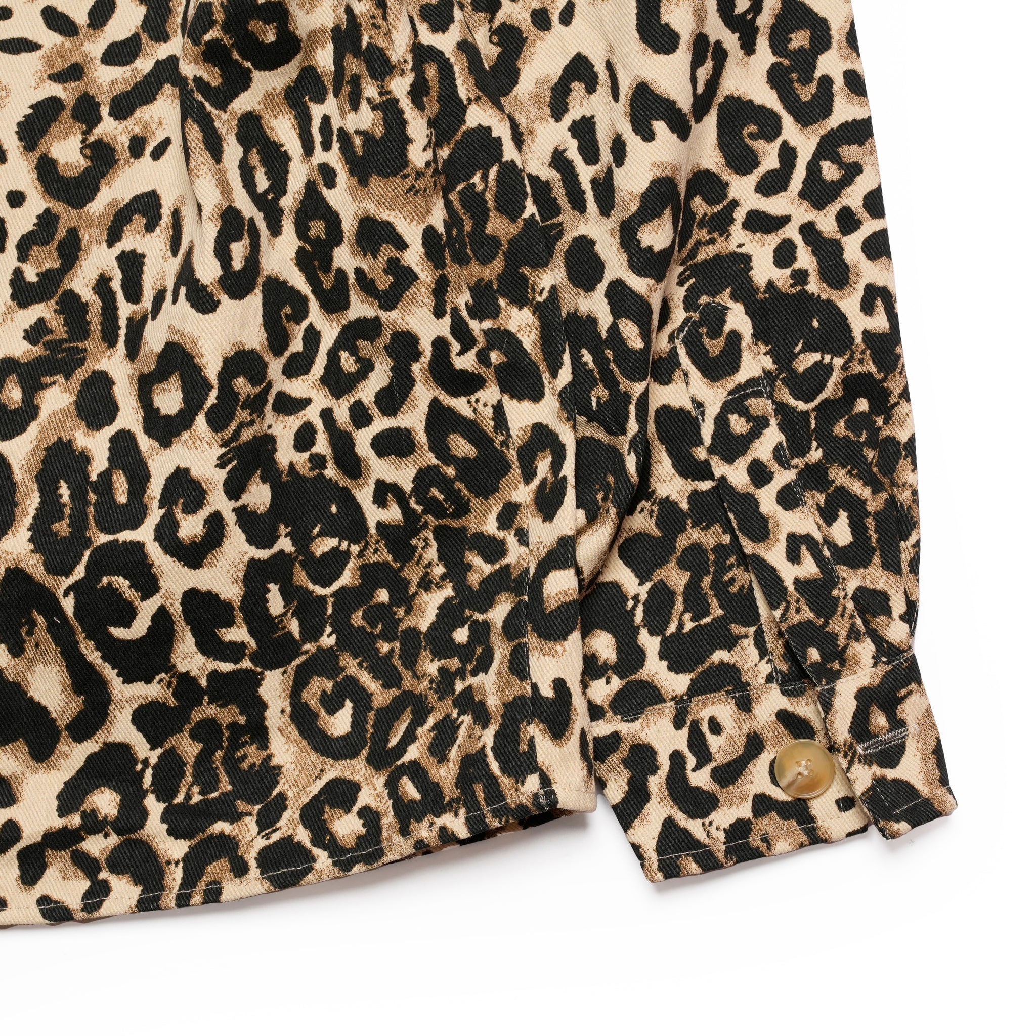 Conrad Leopard Worker Jacket | Color_Tan | No_32SM02JKM063TAN_TAN【SISTER JANE_シスタージェーン】