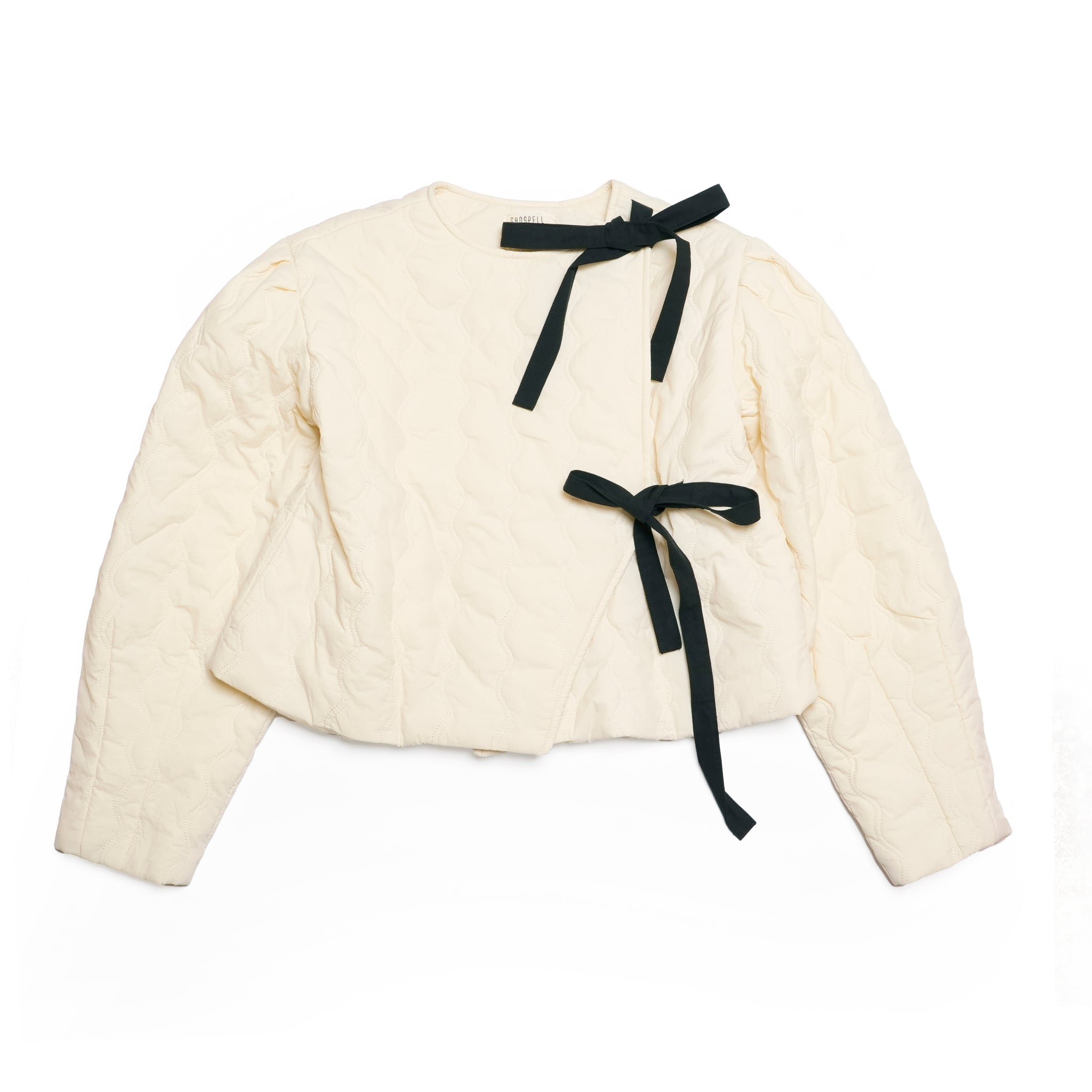 Jules Quilted Jacket | Color_Ivory | No_32GH02JKG132IVO_IVORY【GHOSPELL_ゴスペル】