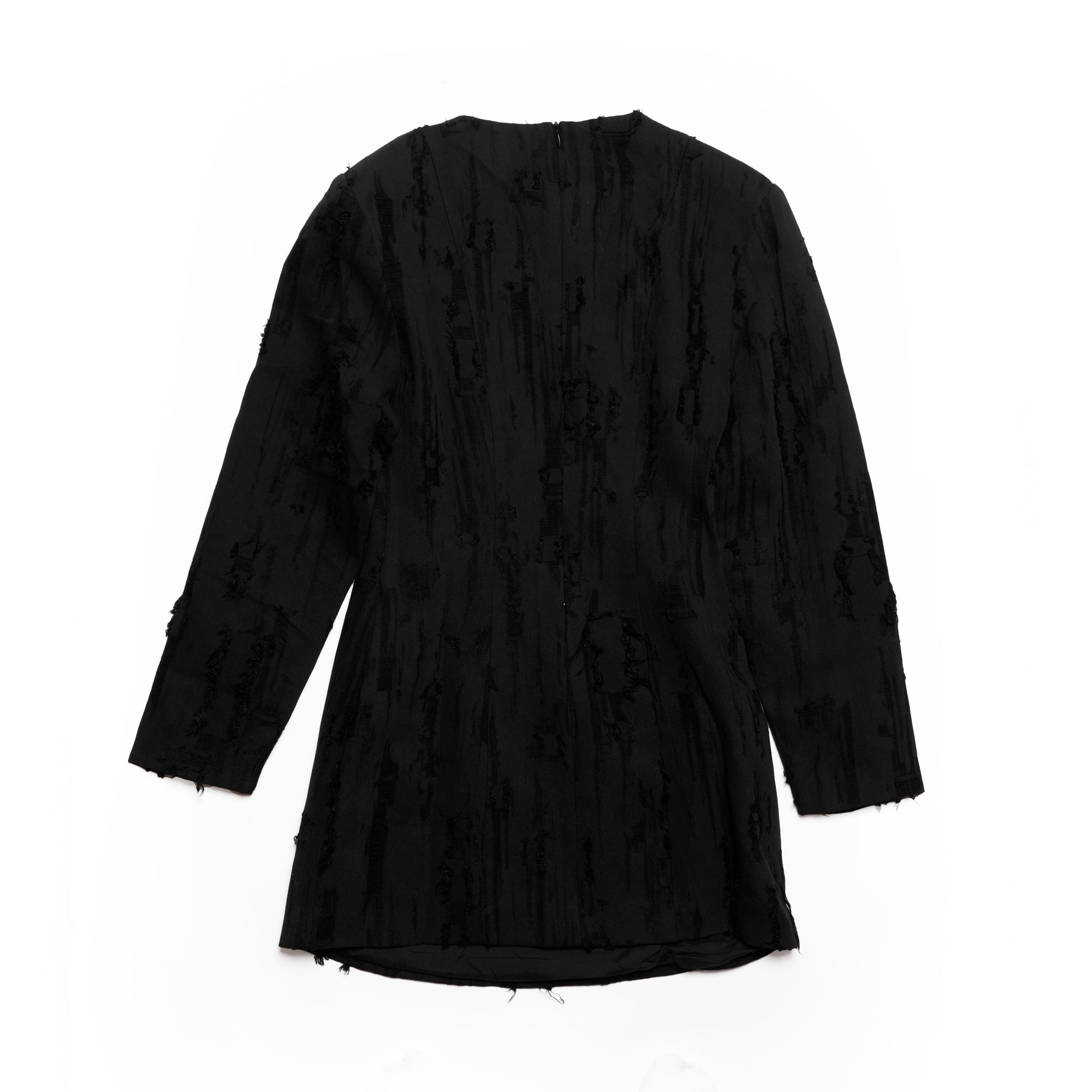 Solace Shaped Mini Dress | Color_Black | No_32GH02DRG1028BLK_BLACK【GHOSPELL_ゴスペル】