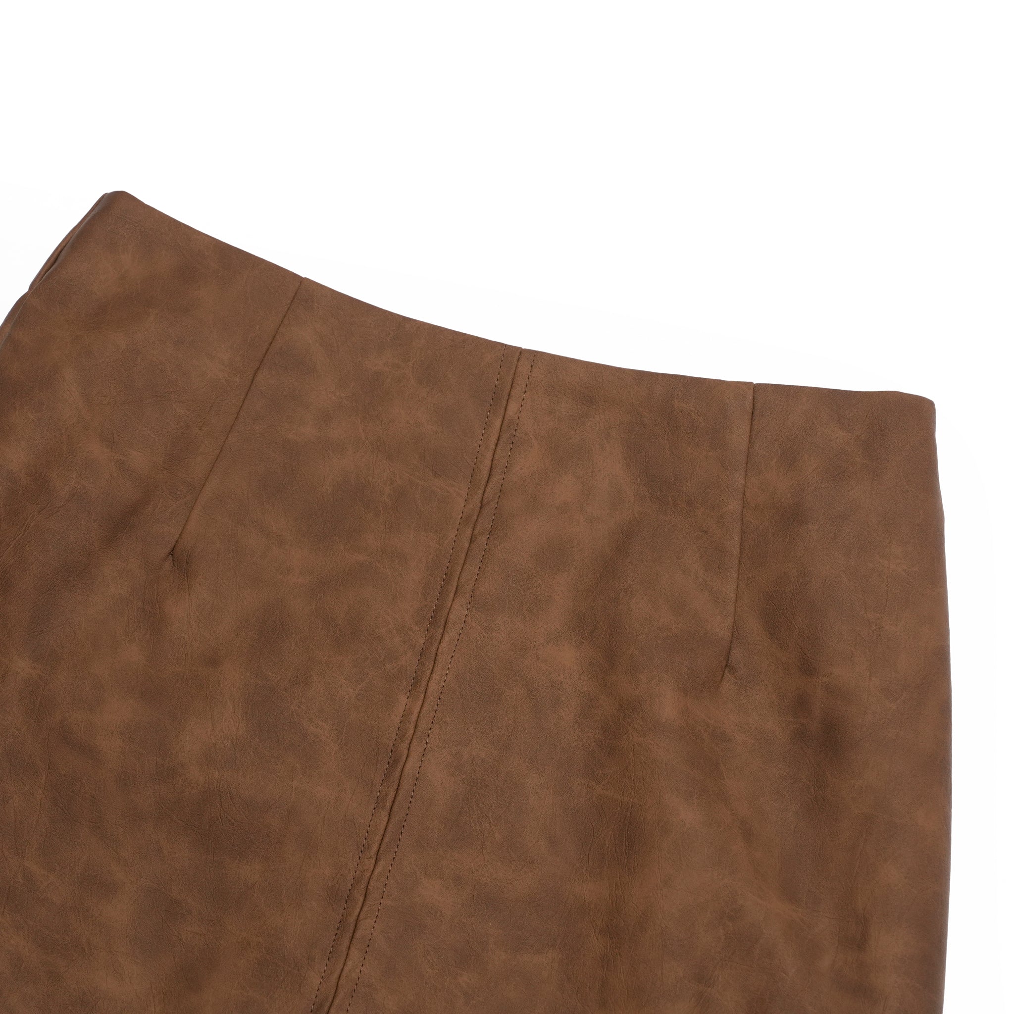 Courtney Studded Midi Skirt | Color_Brown | No_32GH02SKG148BRN_BROWN【GHOSPELL_ゴスペル】