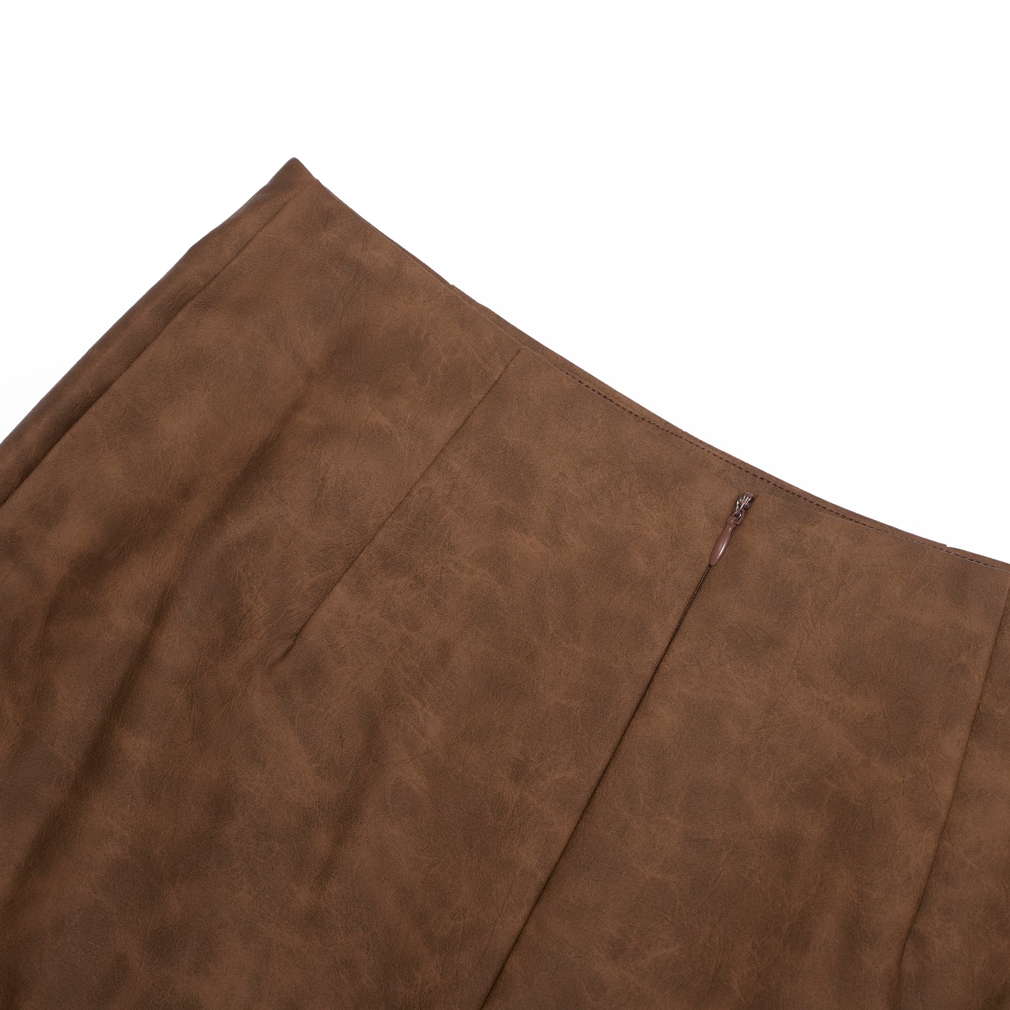 Courtney Studded Midi Skirt | Color_Brown | No_32GH02SKG148BRN_BROWN【GHOSPELL_ゴスペル】