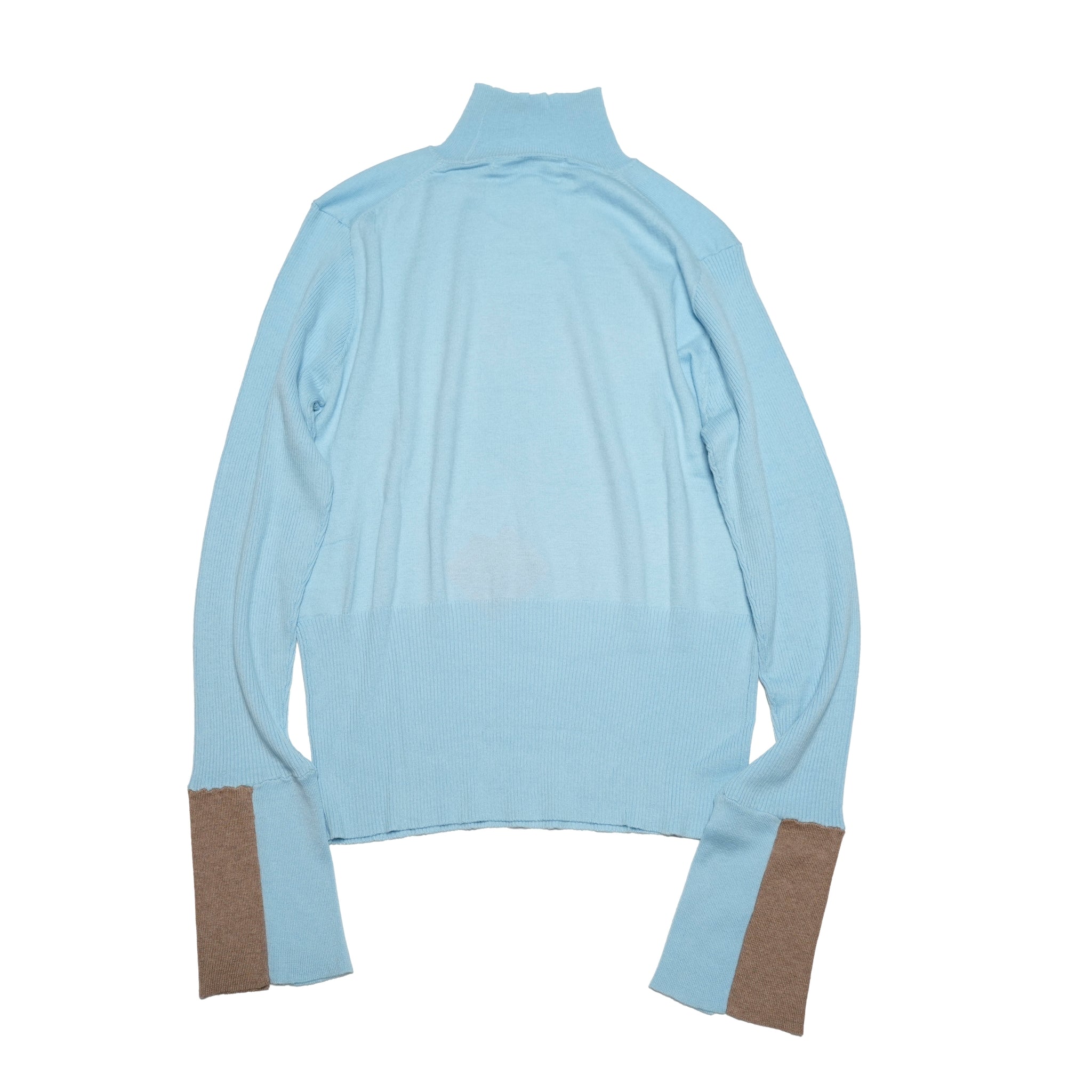 Color Block Knit – Blue | WHYTO