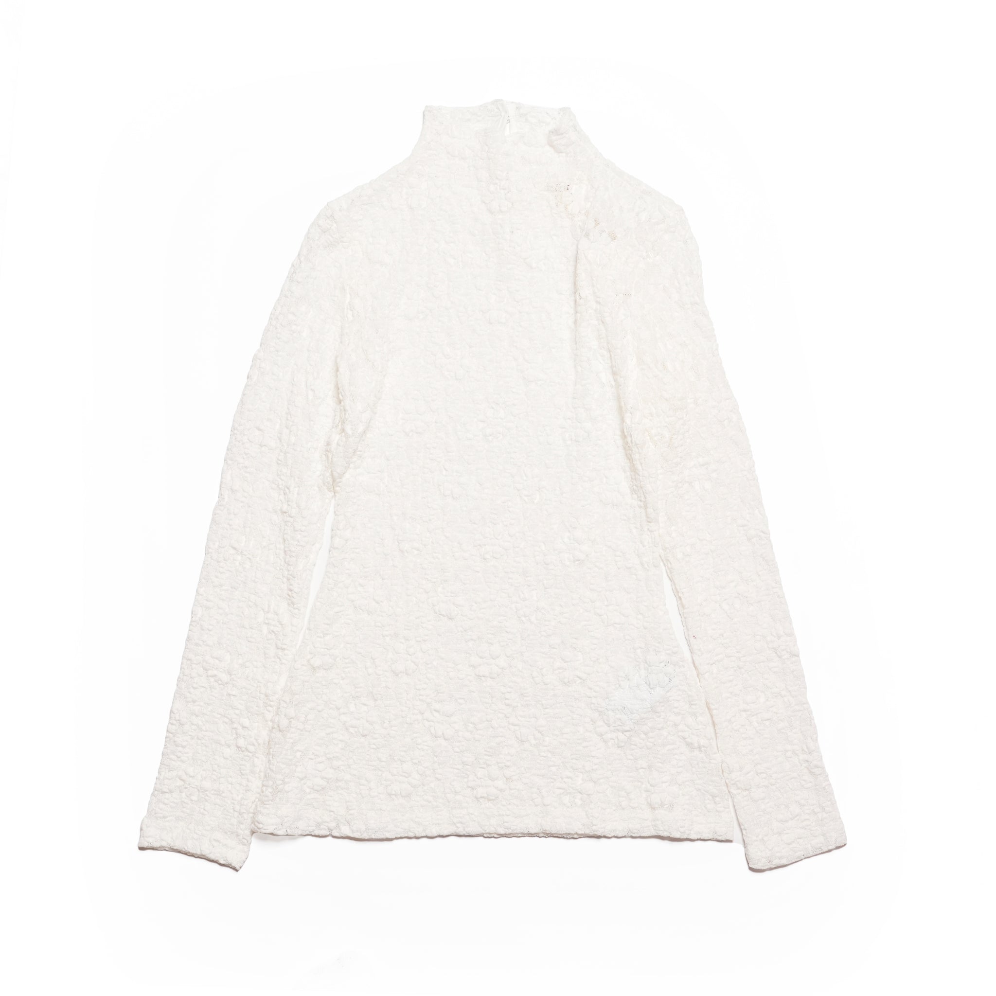 Willis Lace Top | Color_White | No_32GH02TOG401WHT_WHITE【GHOSPELL_ゴスペル】