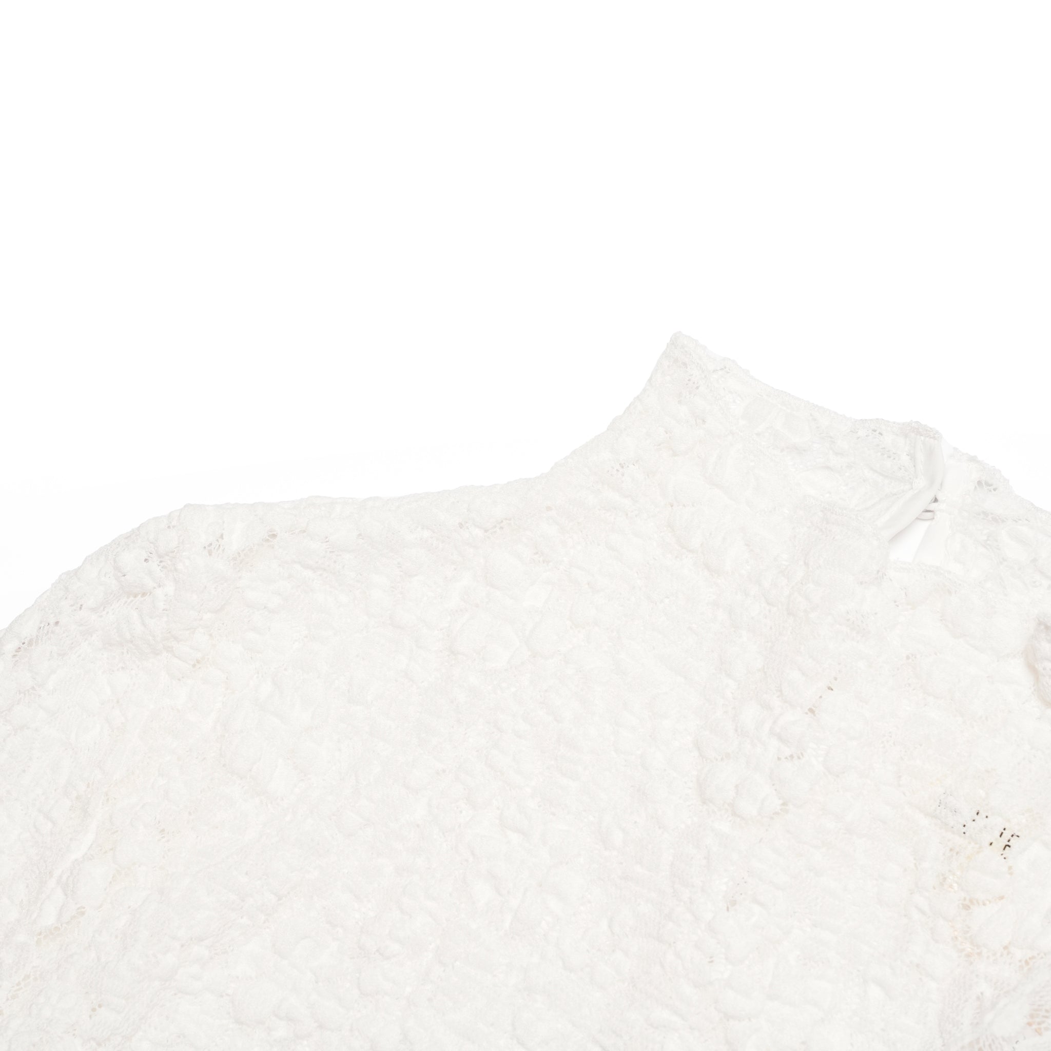 Willis Lace Top | Color_White | No_32GH02TOG401WHT_WHITE【GHOSPELL_ゴスペル】