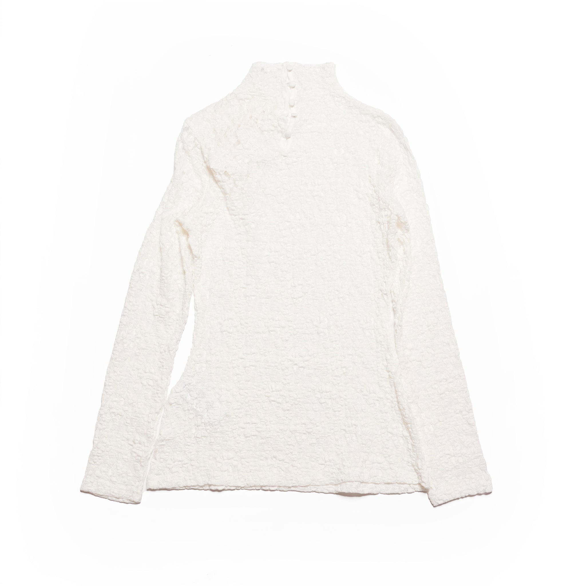 Willis Lace Top | Color_White | No_32GH02TOG401WHT_WHITE【GHOSPELL_ゴスペル】