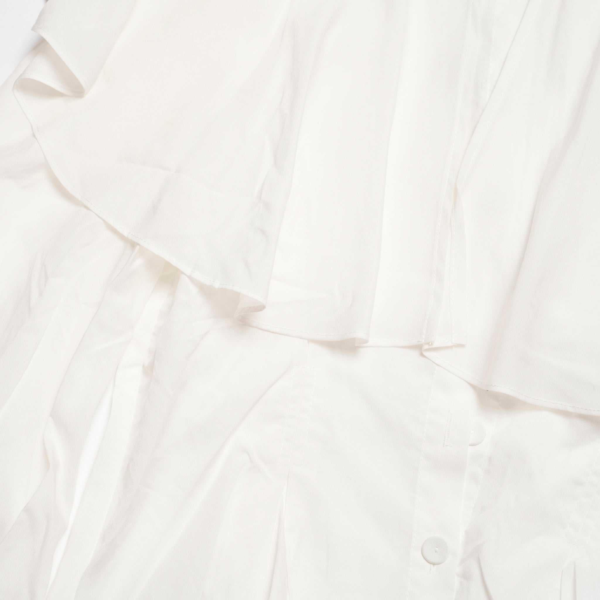 Marla Cape Blouse | Color_White | No_32GH02BLG369WHT_WHITE【GHOSPELL_ゴスペル】