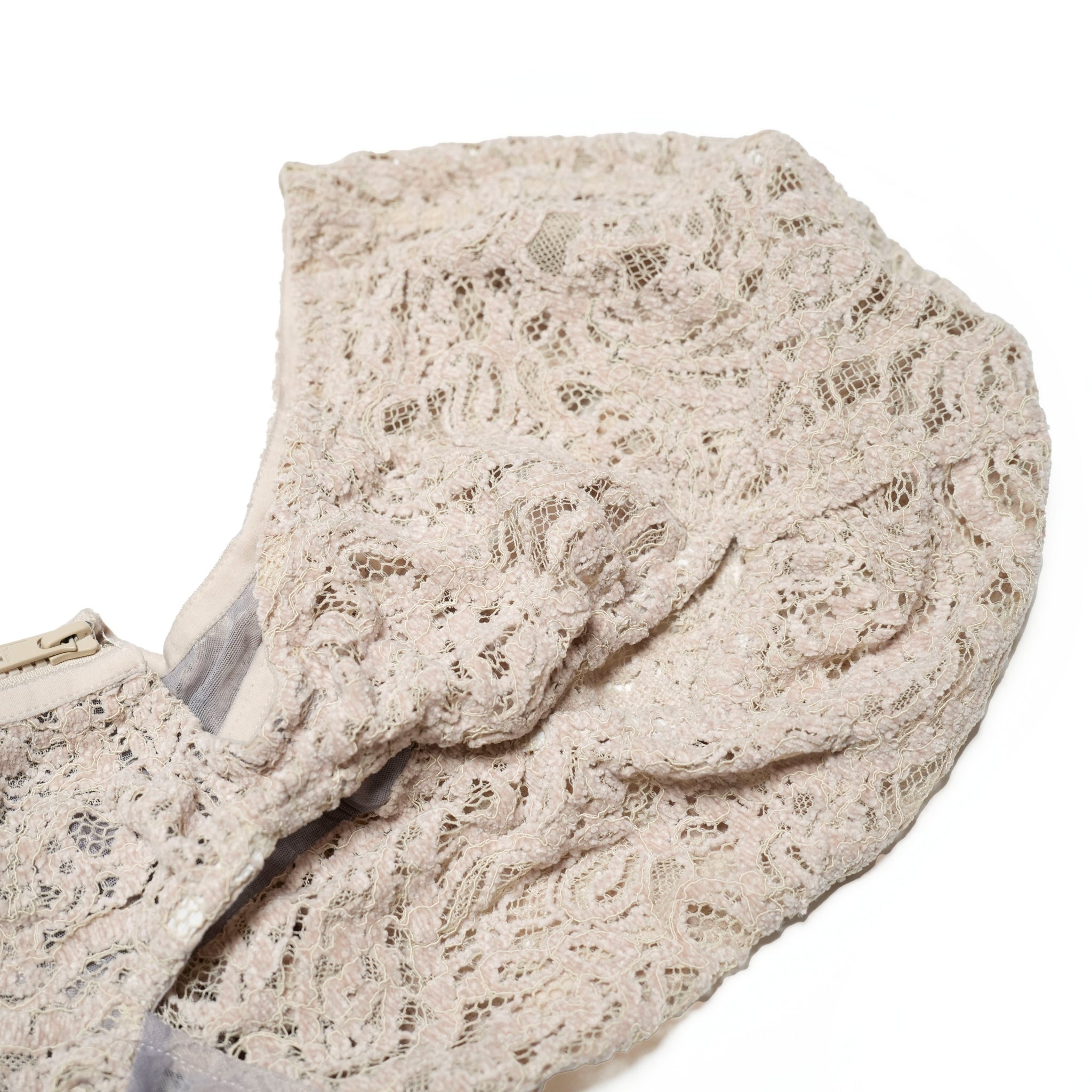 SNA24-T03 | Japanese Lace Spliced Hollow Sun Protection Jacket - Khaki【SEIVSON_セイブソン】【archive】