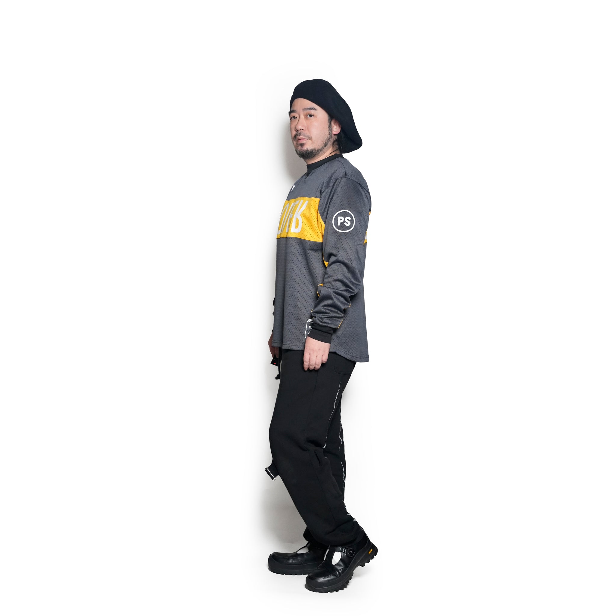 25-1-PT01_Black | BONDAGE SWEAT BOTTOMS | Color:Black【ORIGINAL JOHN_オリジナルジョン】