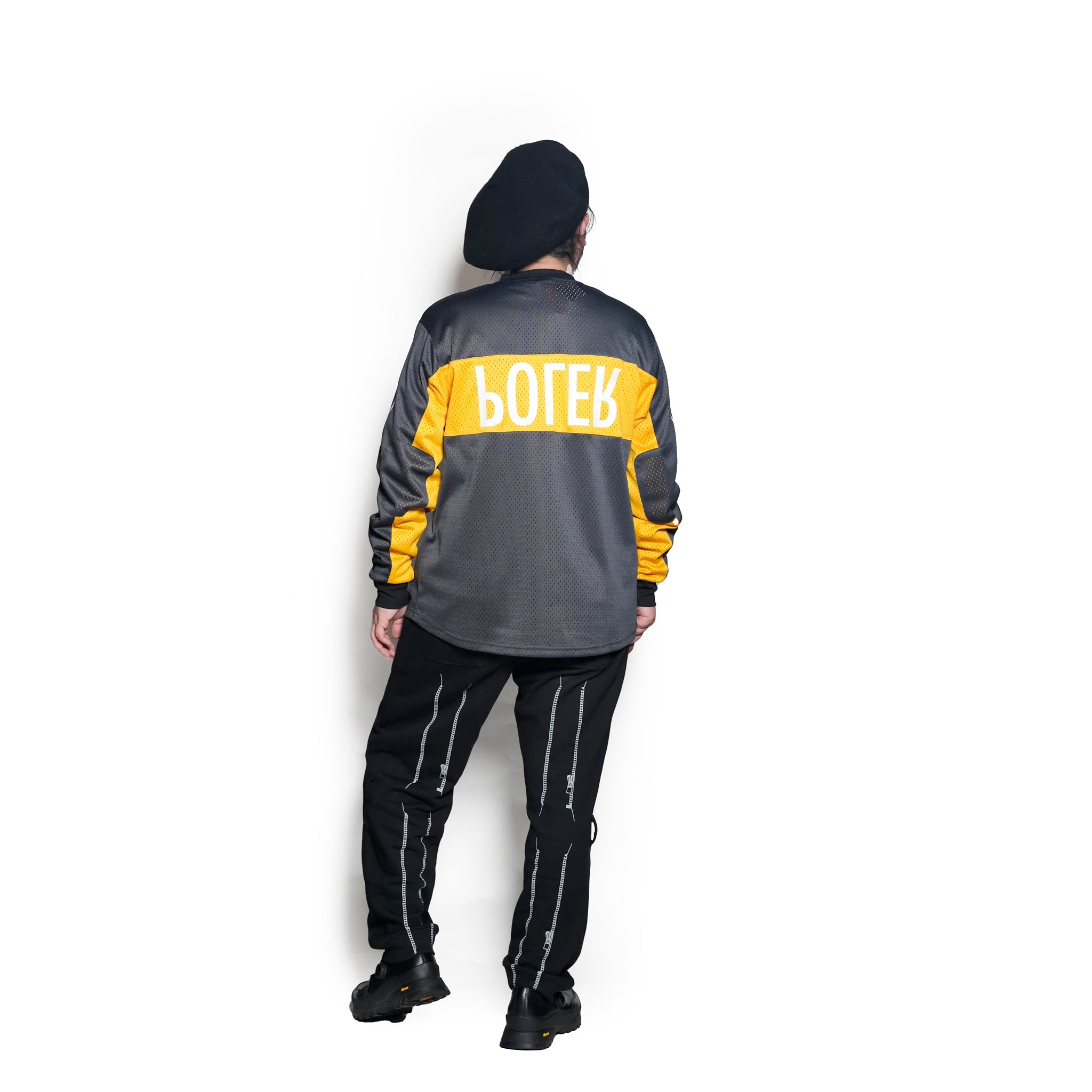 25-1-PT01_Black | BONDAGE SWEAT BOTTOMS | Color:Black【ORIGINAL JOHN_オリジナルジョン】