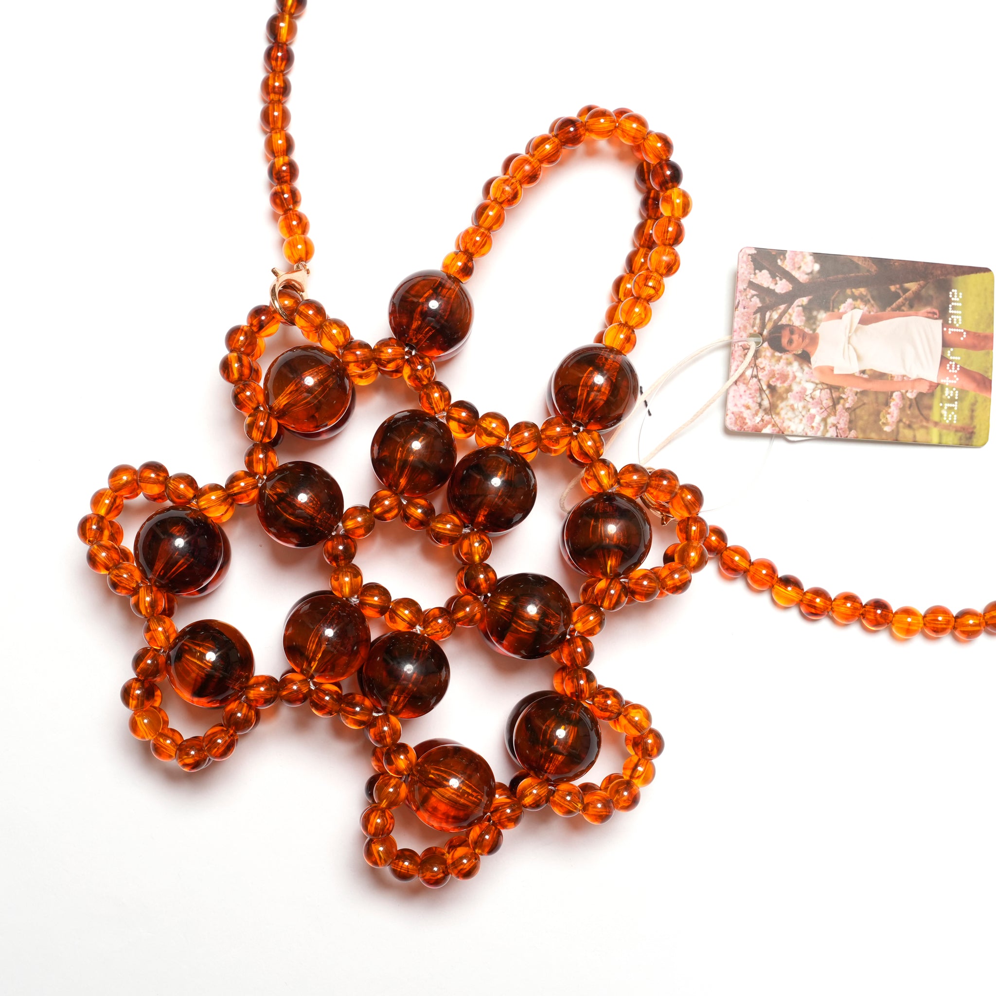 Knick Knack Bead Mini Bag | Color_Orange | No_32SJ02BG037ORG_ORANGE【SISTER JANE_シスタージェーン】