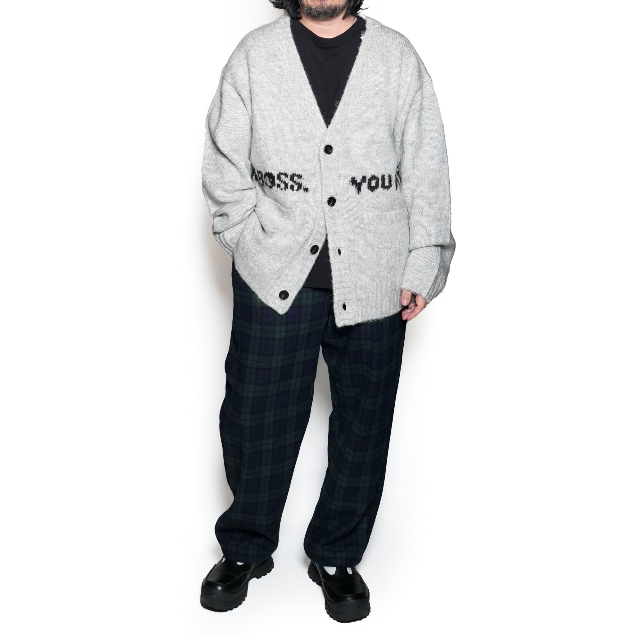 VOO-1198_ASH | CARDIGAN | Color:Ash【VOO_ヴォー】