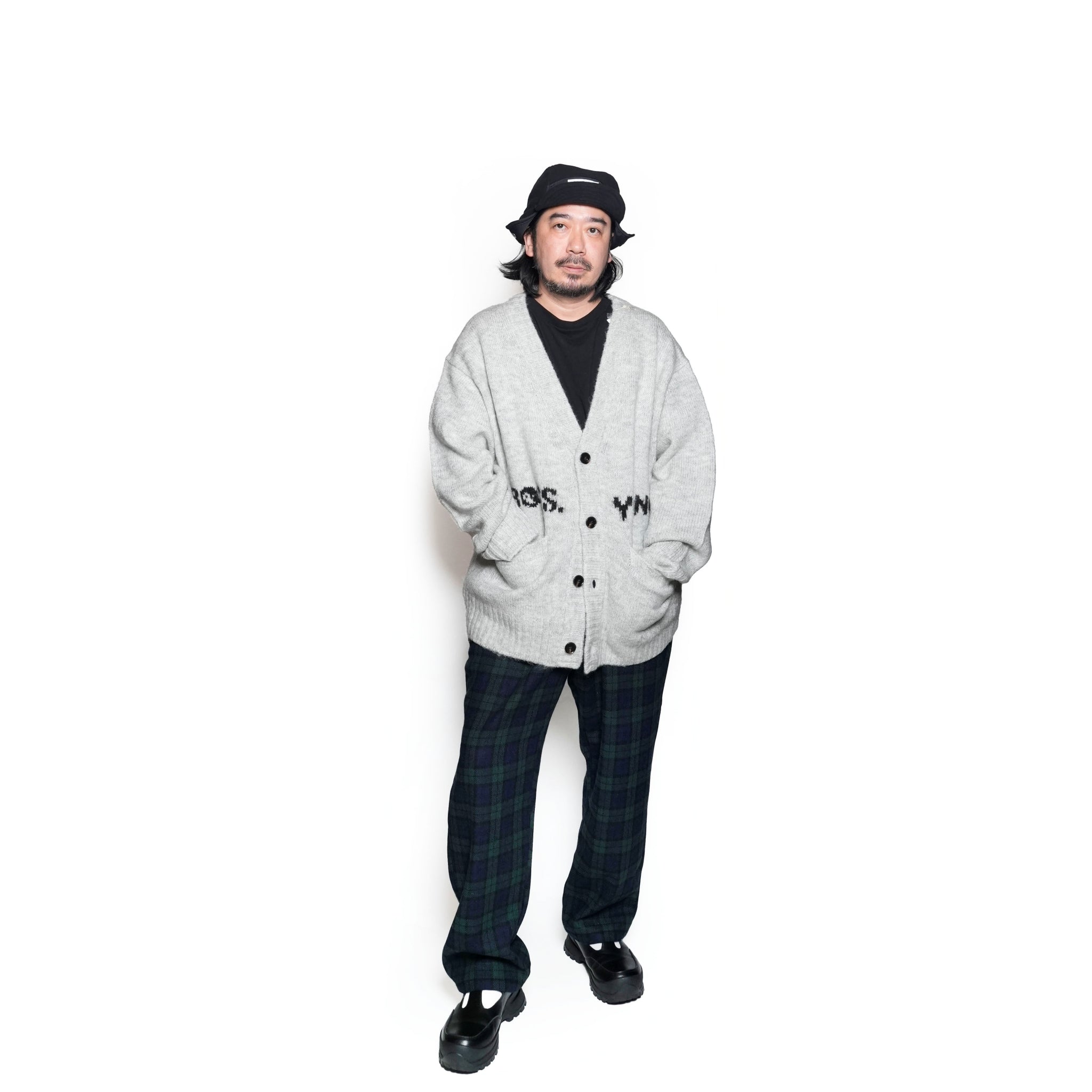 VOO-1198_ASH | CARDIGAN | Color:Ash【VOO_ヴォー】