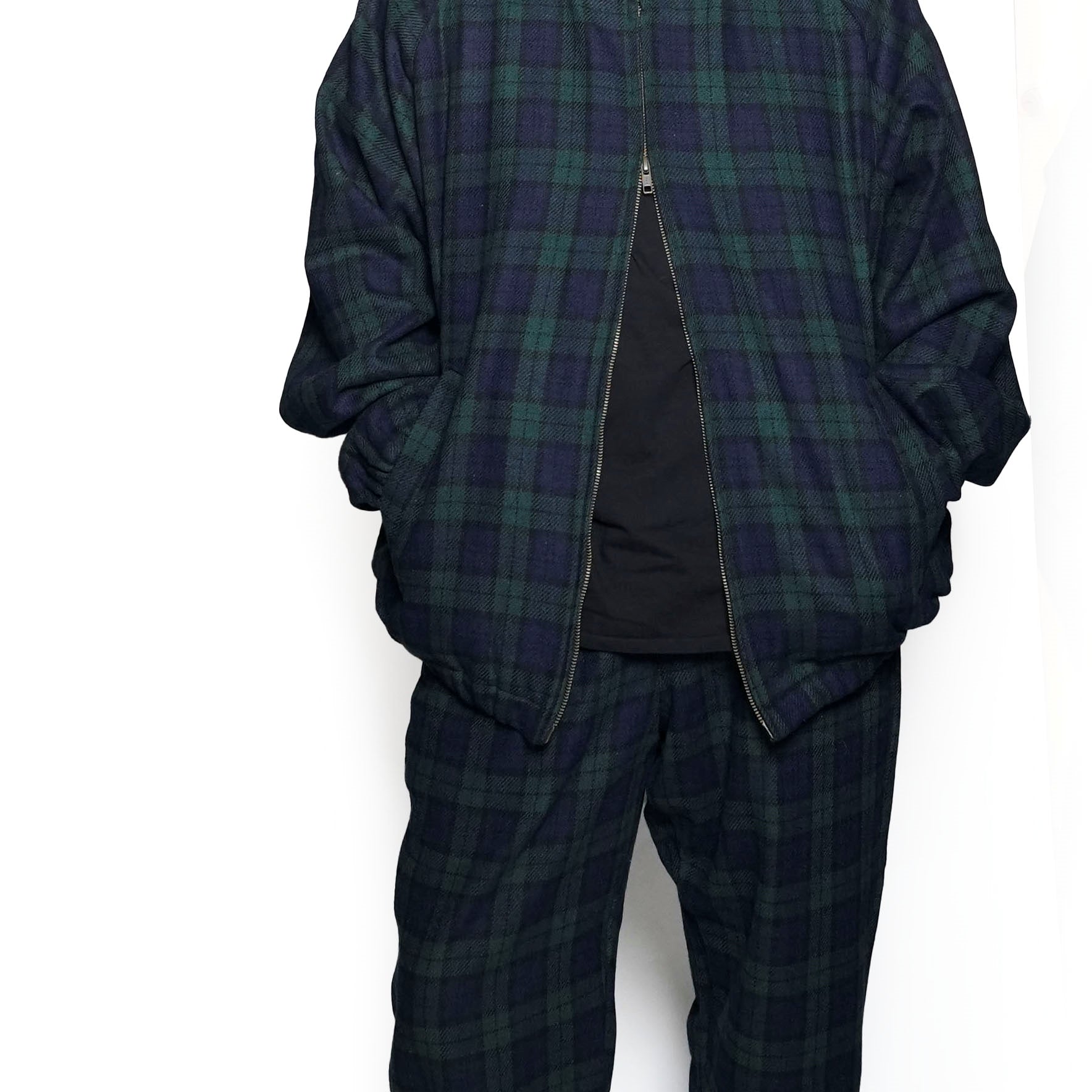 VOO-1199_BLACKWATCH | K.O.C STAND JACKET | Color:Blackwatch【VOO_ヴォー】