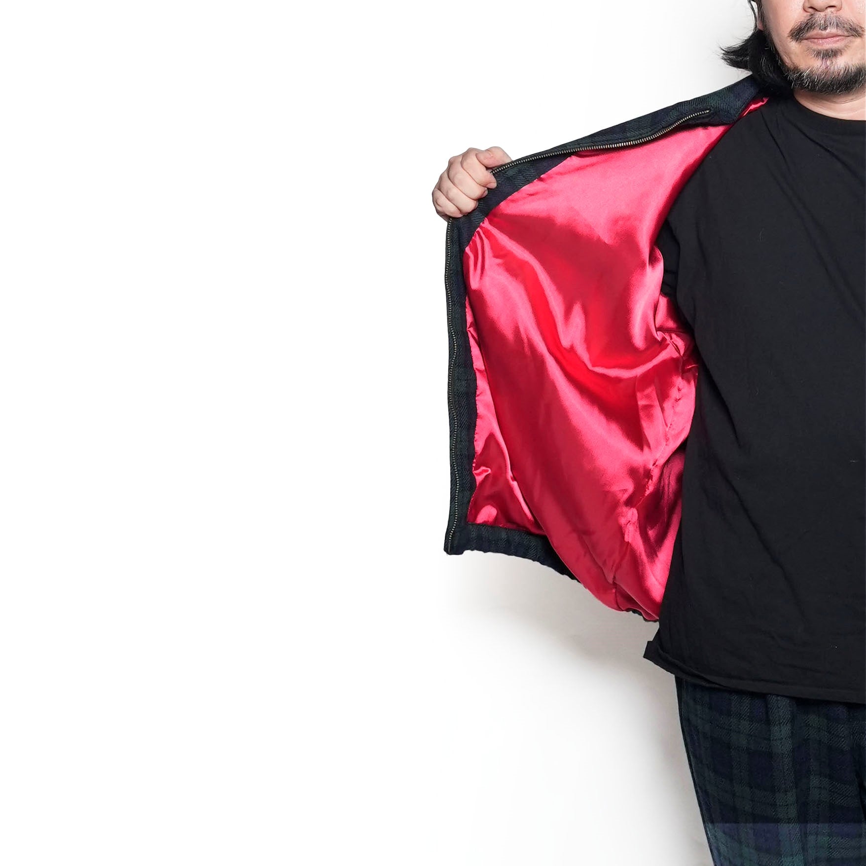 VOO-1199_BLACKWATCH | K.O.C STAND JACKET | Color:Blackwatch【VOO_ヴォー】