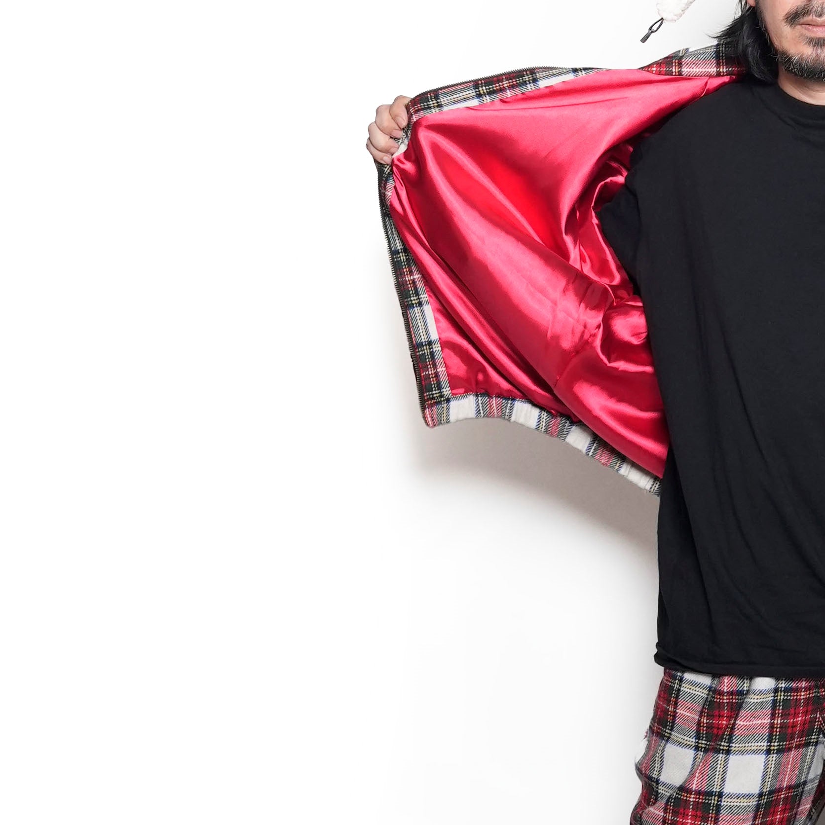 VOO-1199_TARTAN | K.O.C STAND JACKET | Color:Tartan【VOO_ヴォー】