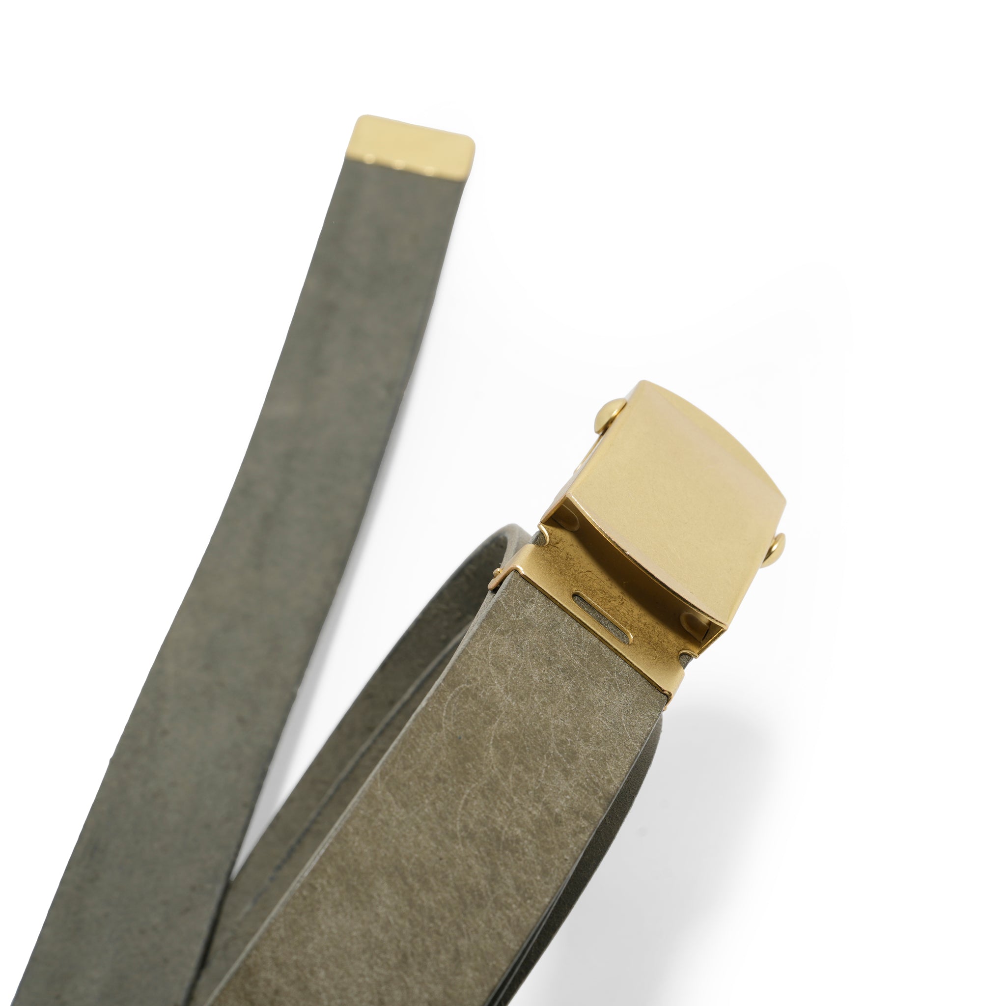 PG251500 | レザーガチャベルト | Color:5 Colors |【SARANAM_サラナン】