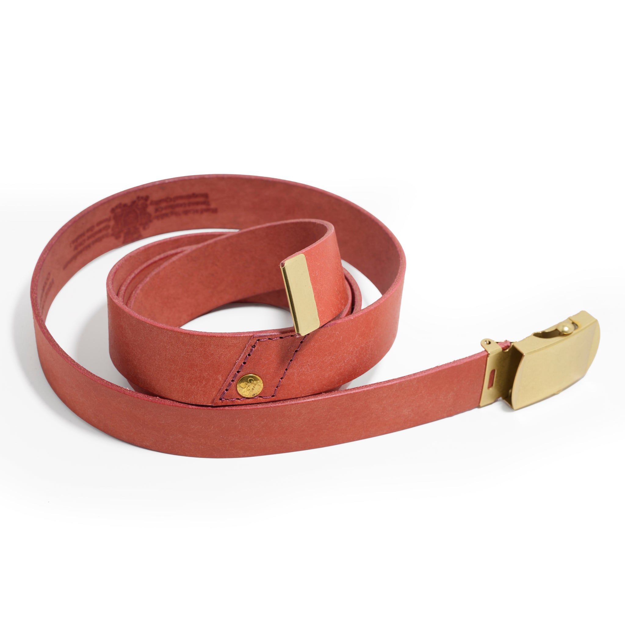 PG251500 | レザーガチャベルト | Color:5 Colors |【SARANAM_サラナン】