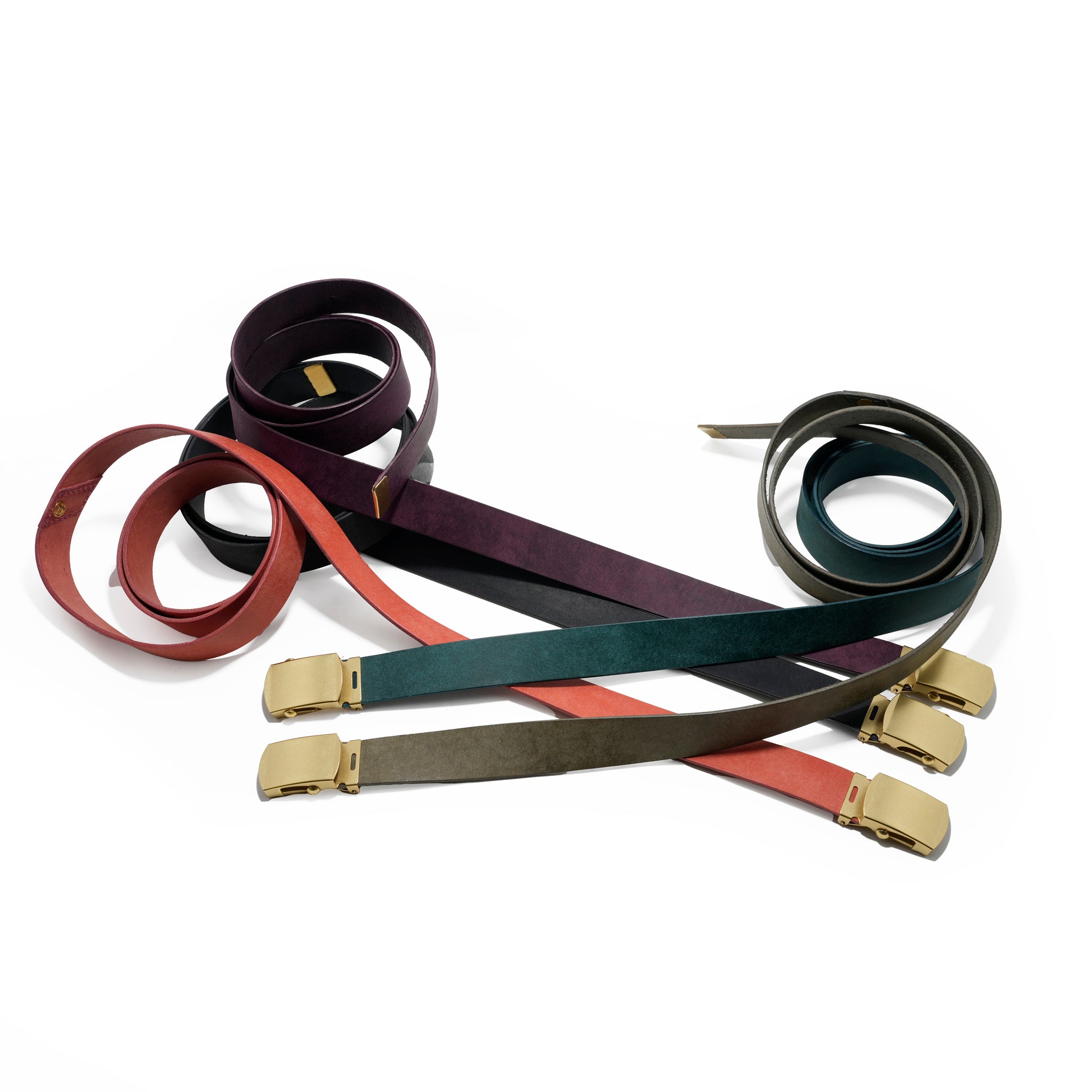 PG251500 | レザーガチャベルト | Color:5 Colors |【SARANAM_サラナン】