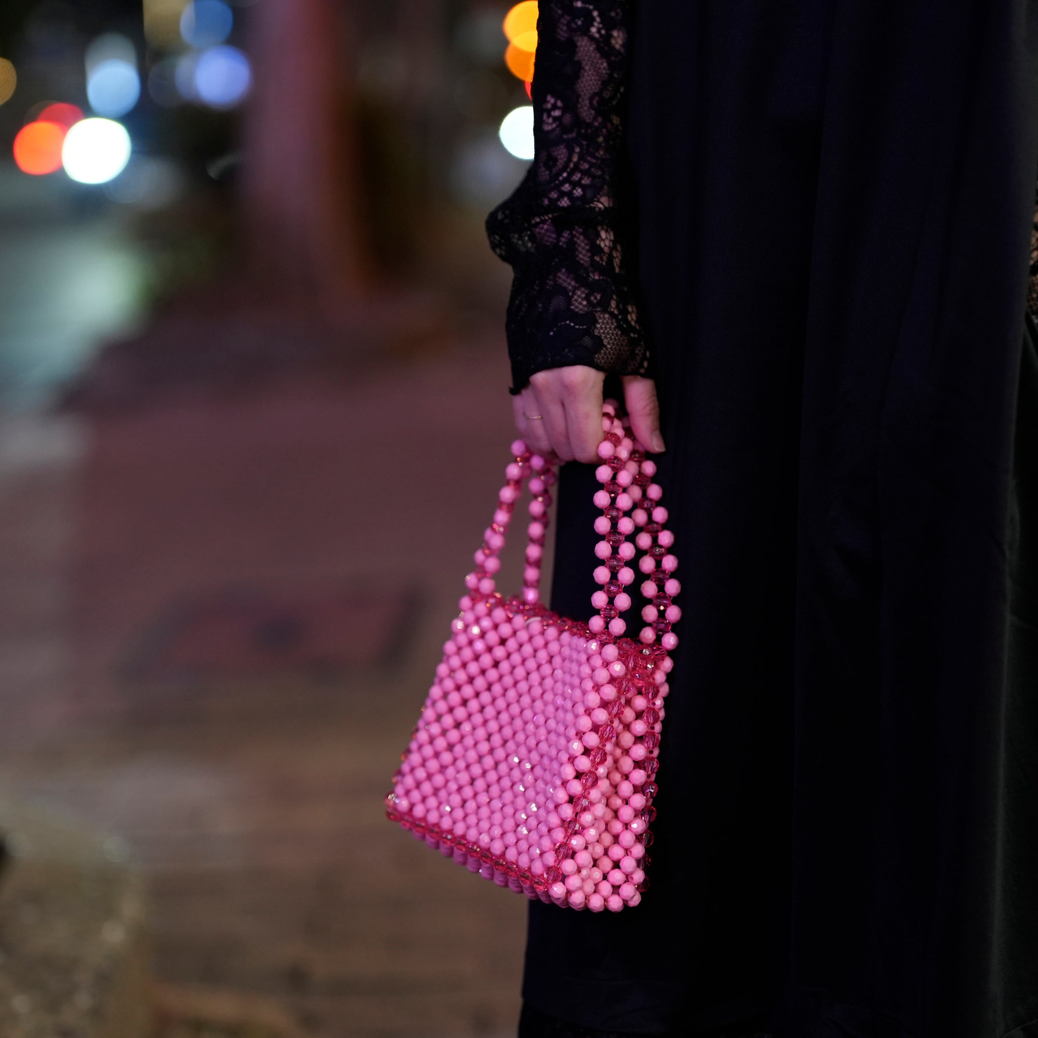 Momento Bead Bag | Color_Pink | No_32SJ02BG038PNK_PINK【SISTER JANE_シスタージェーン】