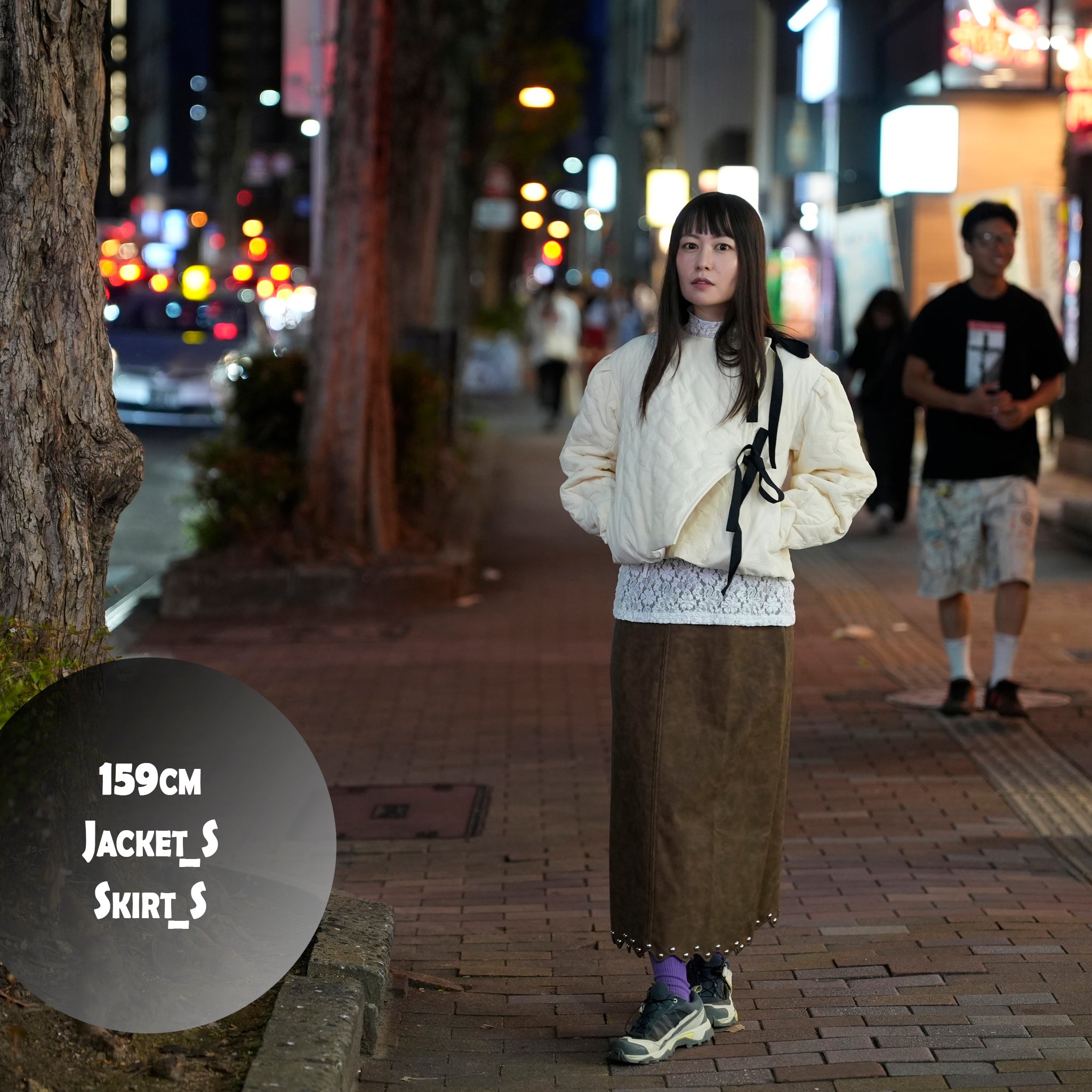 Jules Quilted Jacket | Color_Ivory | No_32GH02JKG132IVO_IVORY【GHOSPELL_ゴスペル】