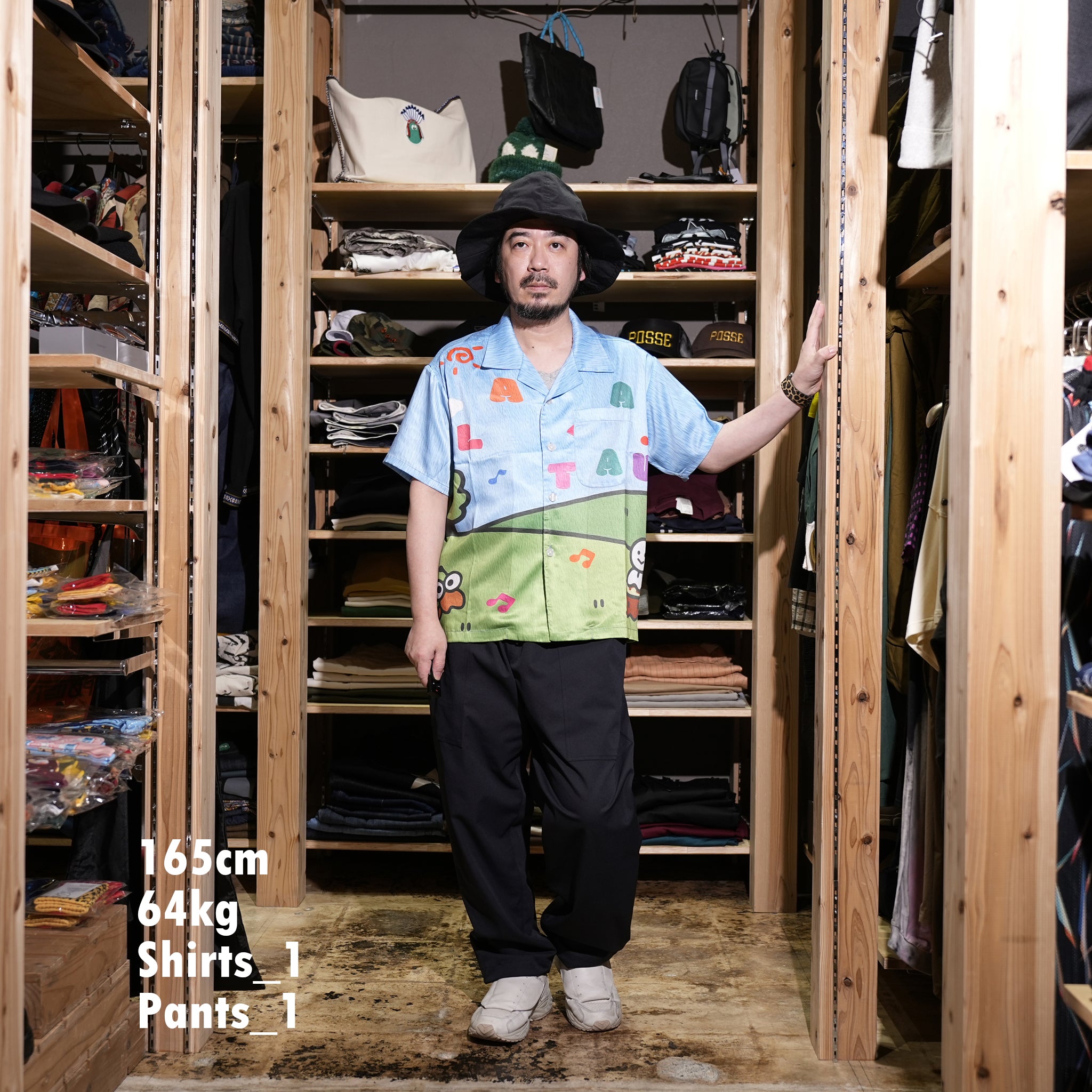 PS24T04 | paradise shirt | Color:Print【PLATEAU STUDIO_プラトー スタジオ】【archive】