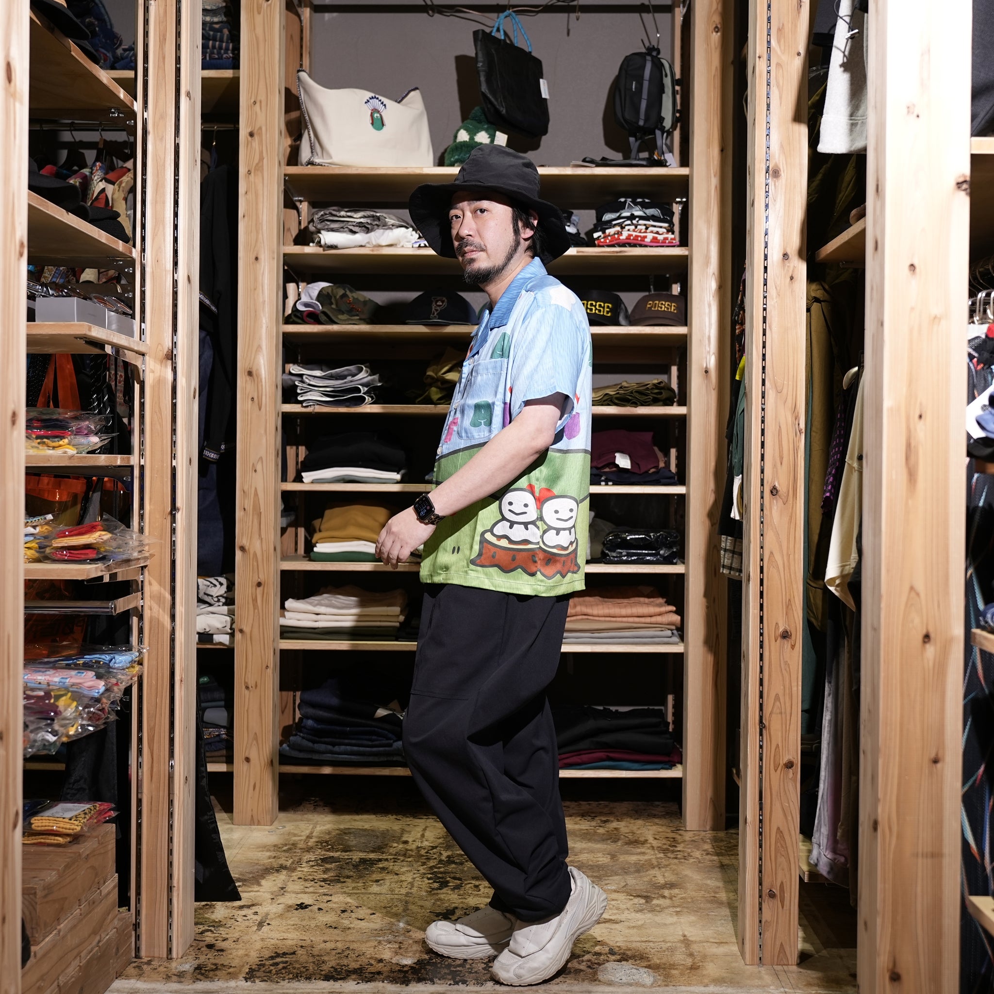 PS24T04 | paradise shirt | Color:Print【PLATEAU STUDIO_プラトー スタジオ】【archive】