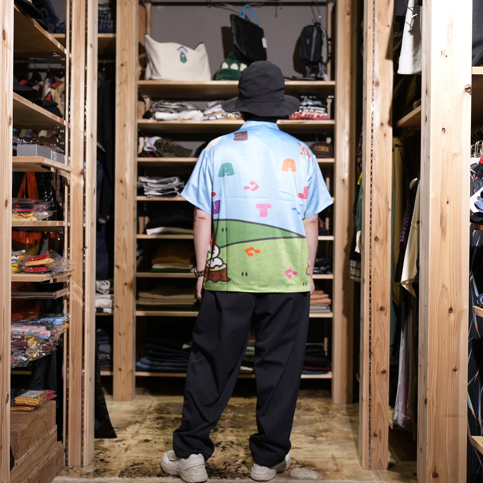 PS24T04 | paradise shirt | Color:Print【PLATEAU STUDIO_プラトー スタジオ】【archive】