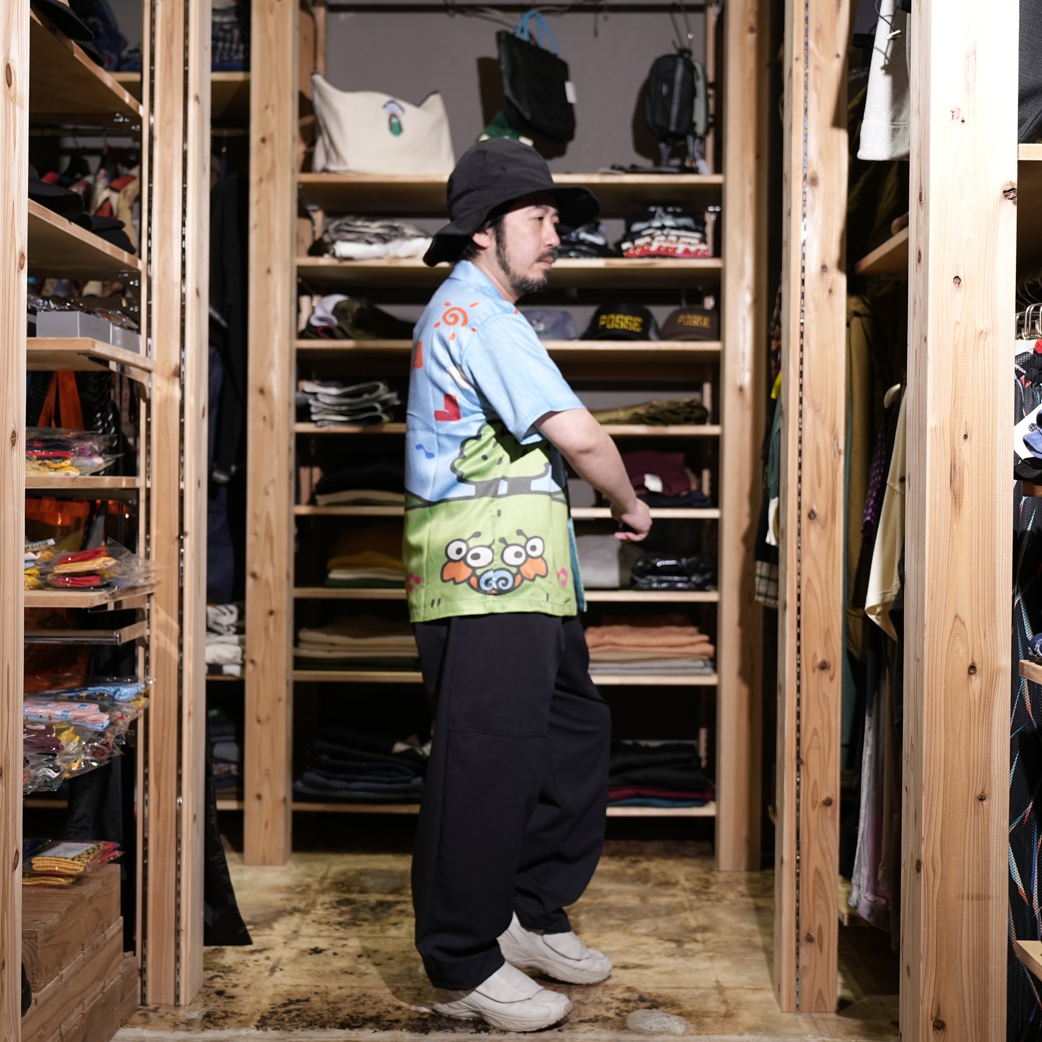 PS24T04 | paradise shirt | Color:Print【PLATEAU STUDIO_プラトー スタジオ】【archive】