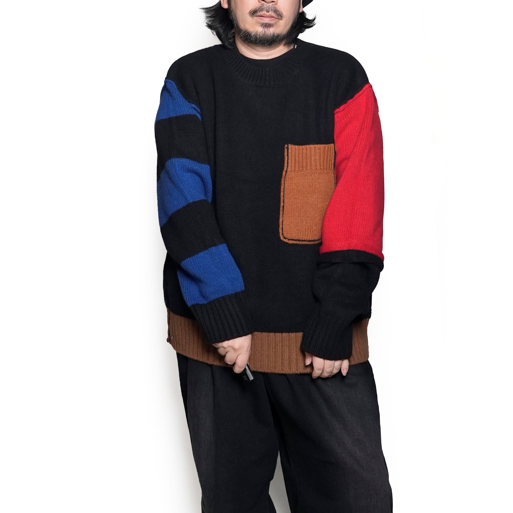 24#08-1030-0_Border | SIX-PATERN KNIT | Color:Border【MINAMI ANDERSON_ミナミアンダーソン】