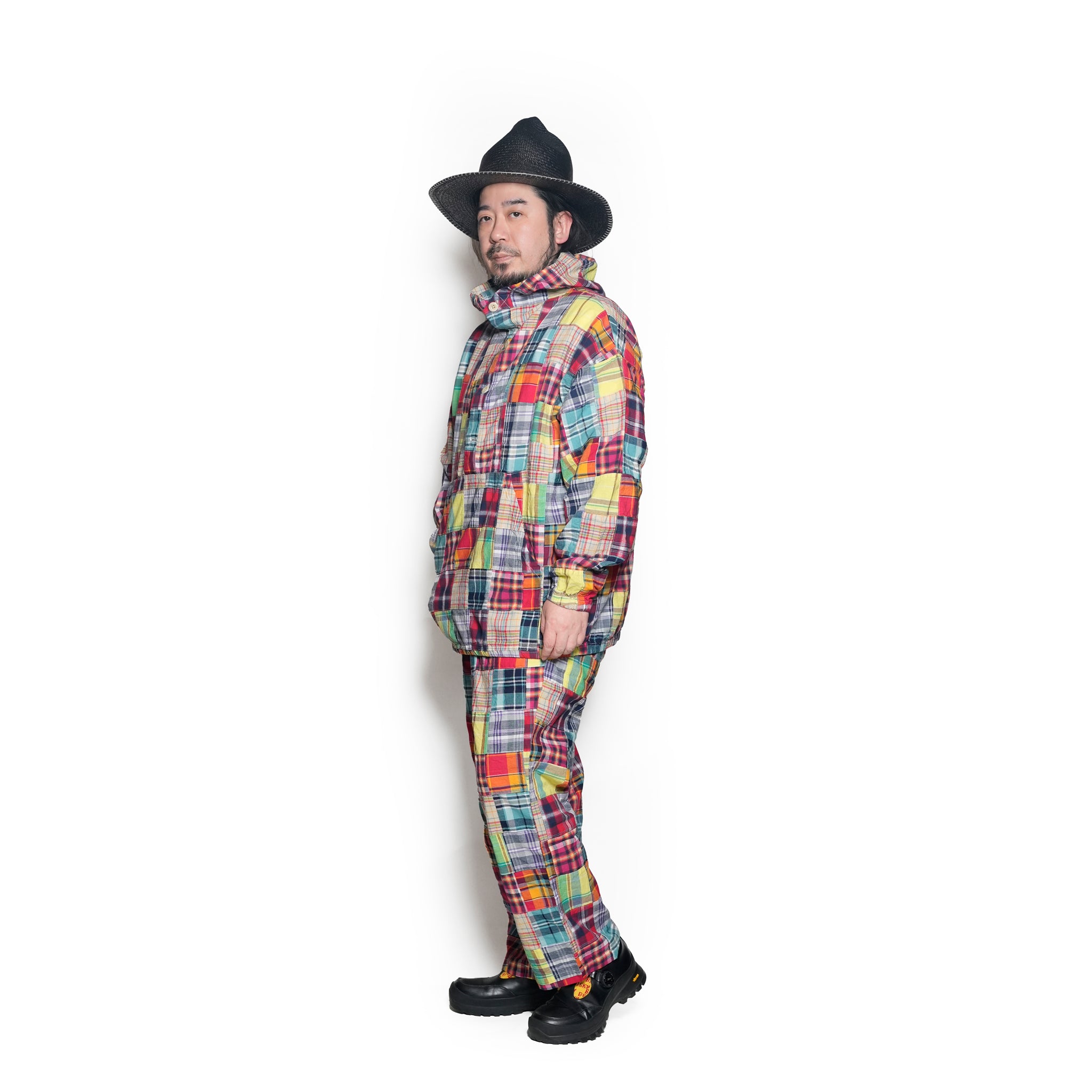 P0703301_01-CHECK | JACK TUCK PANTS | Color:01-Check【NASNGWAM_ナスングワム】【archive】