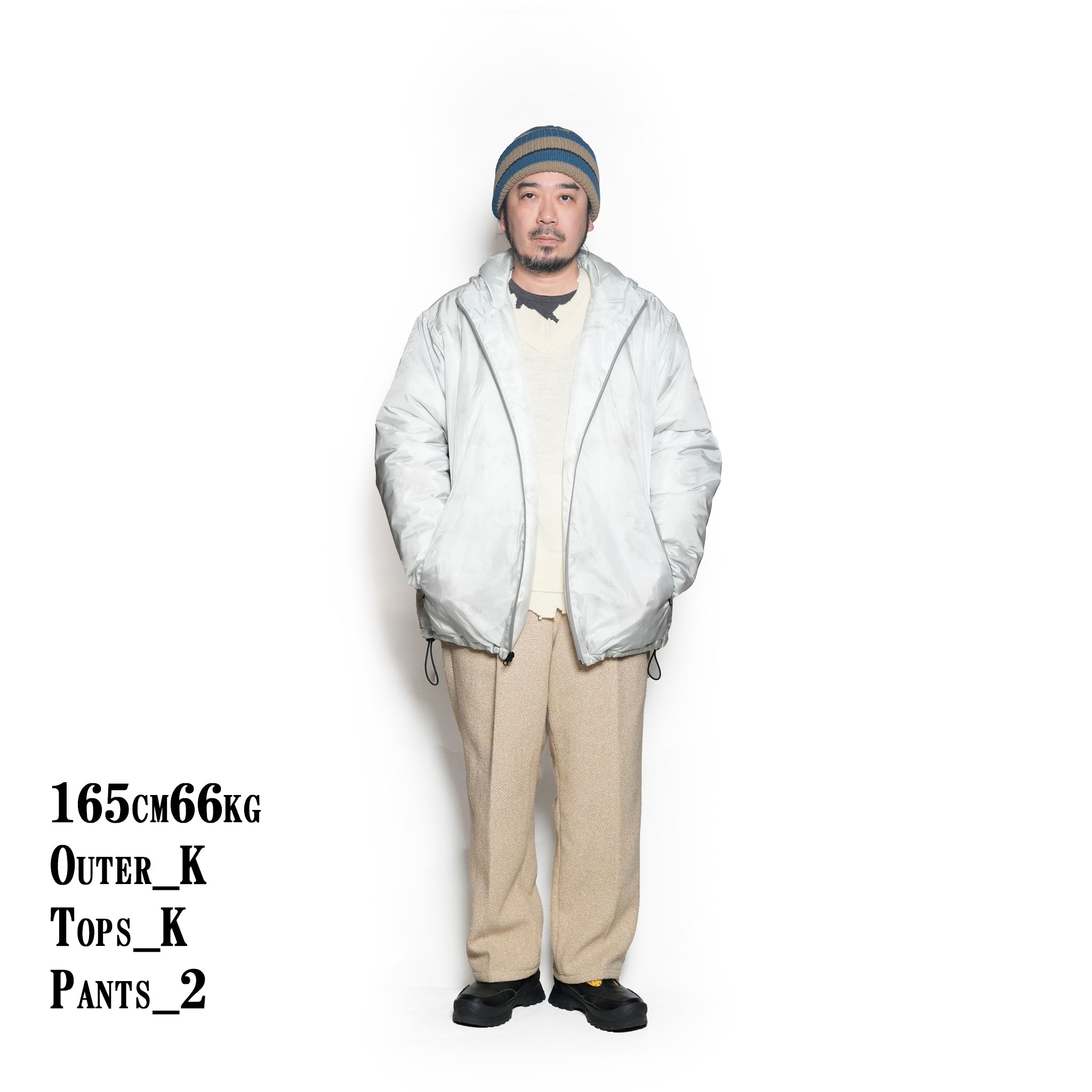 MARBLE Mt.PARKA | Color_Milk | No_voo-1253_milk【VOO_ヴォー】【入荷予定アイテム・入荷連絡可能】