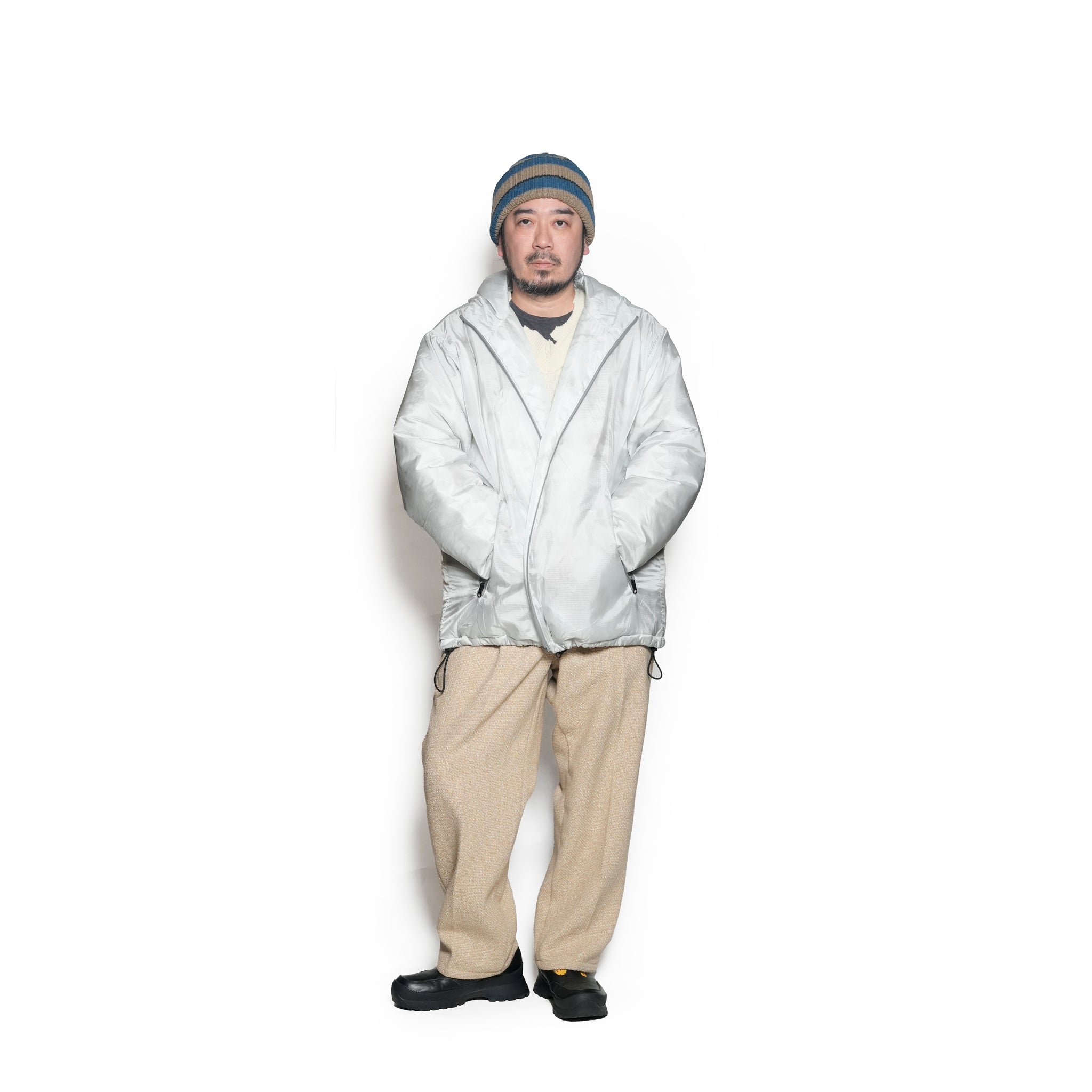 MARBLE Mt.PARKA | Color_Milk | No_voo-1253_milk【VOO_ヴォー】【入荷予定アイテム・入荷連絡可能】