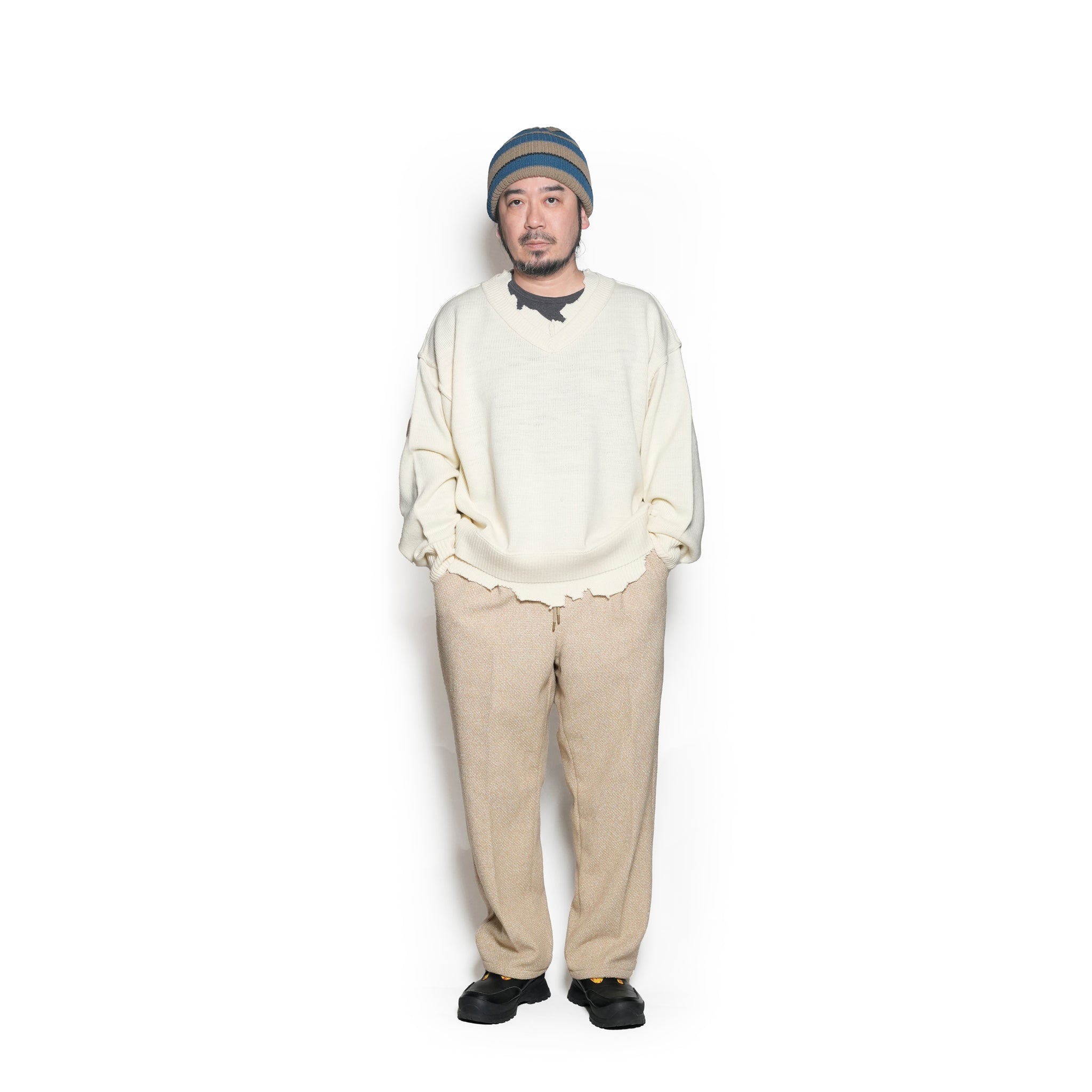 NEP EZ SLACKS | Color_Sand | No_voo-1234_sand【VOO_ヴォー】【入荷予定アイテム・入荷連絡可能】