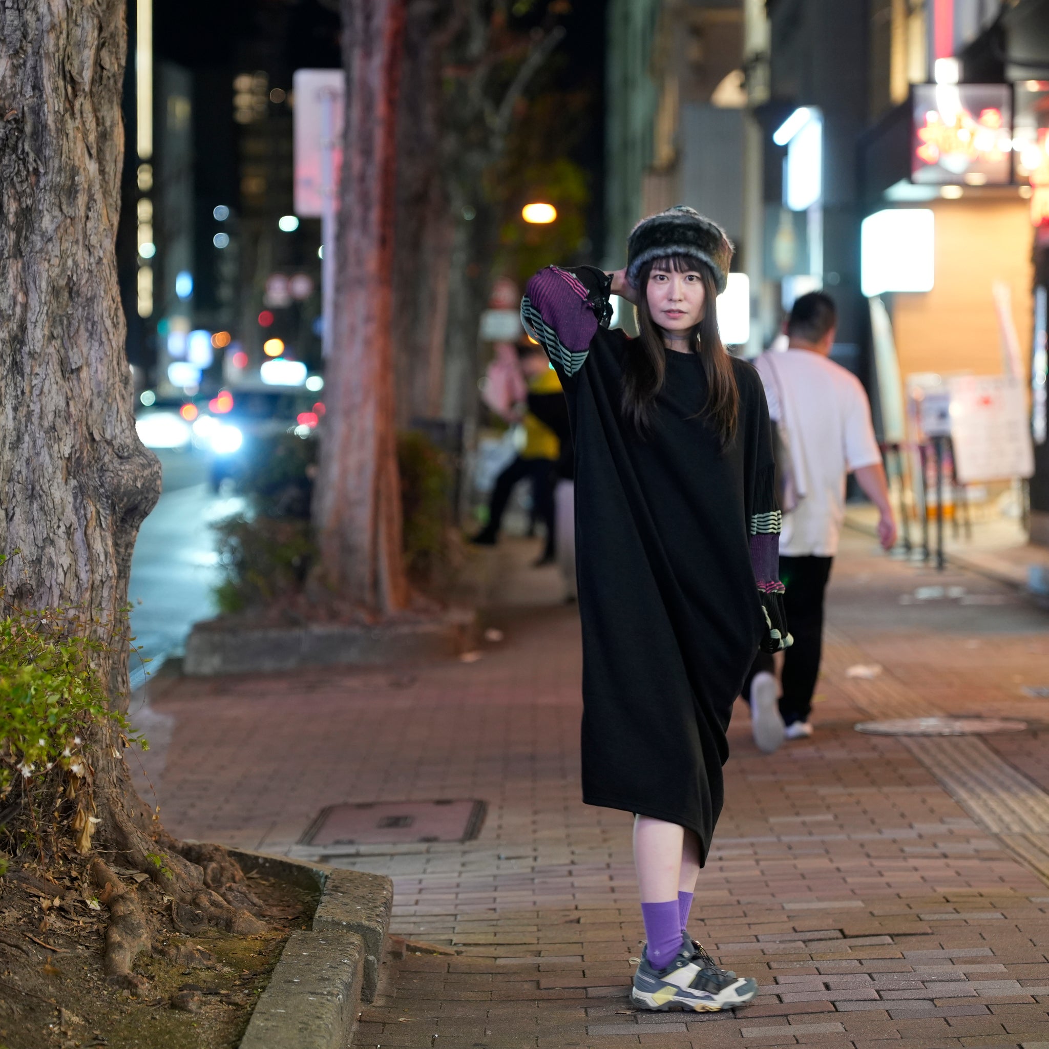 Drift Sleeve Dress | Color_Black | No_bsd25aw-15_black【BEDSIDEDRAMA_ベッドサイドドラマ】