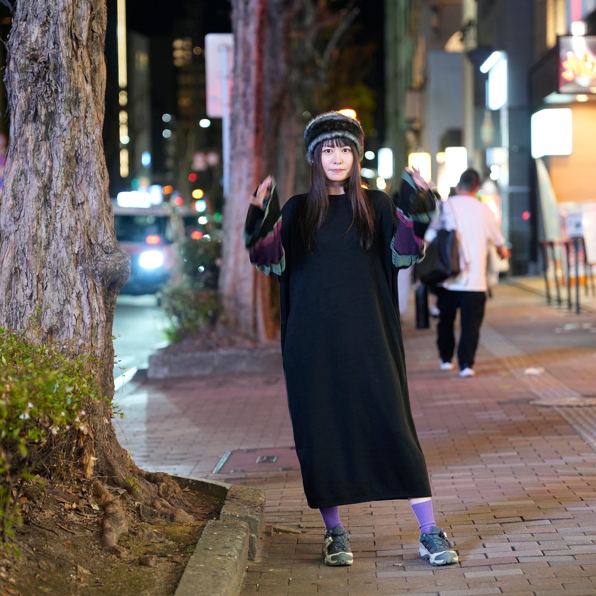 Drift Sleeve Dress | Color_Black | No_bsd25aw-15_black【BEDSIDEDRAMA_ベッドサイドドラマ】
