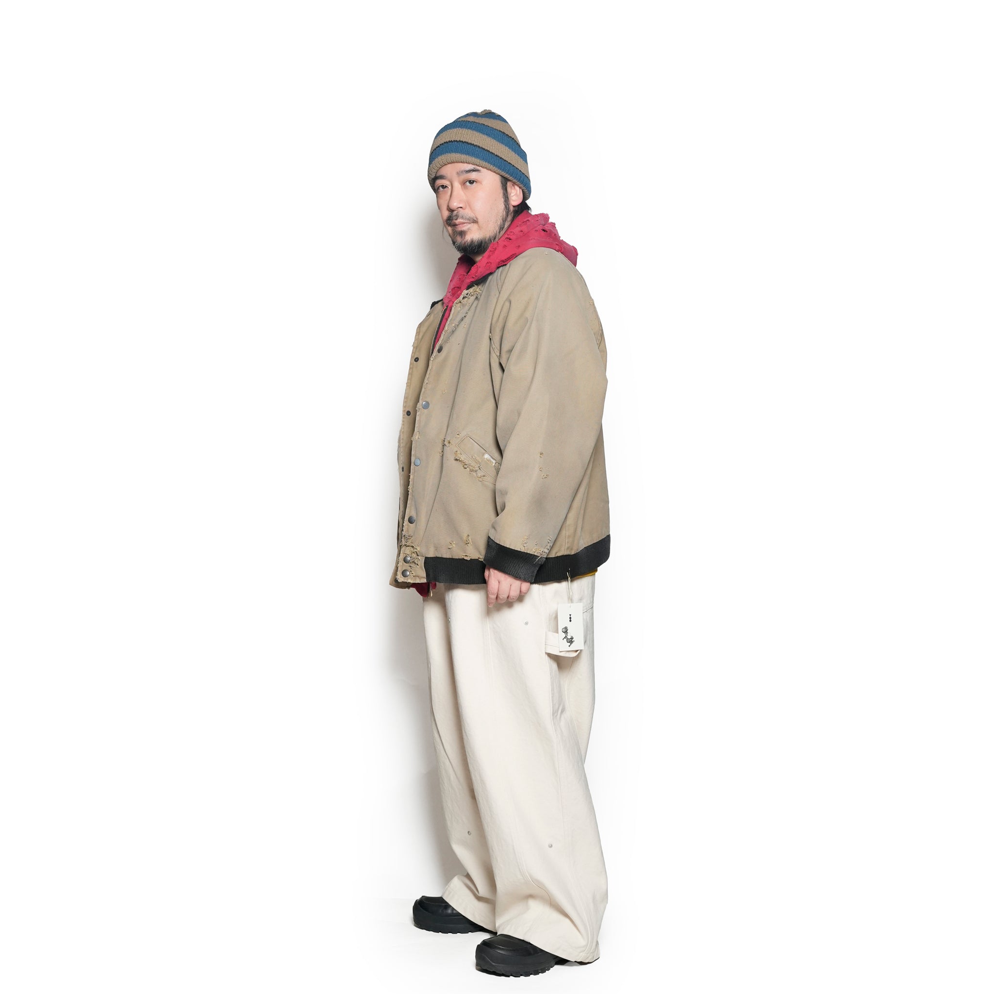 TRICKY DUCK JACKET | Color_Sand | No_voo-1248_sand【VOO_ヴォー】【入荷予定アイテム・入荷連絡可能】