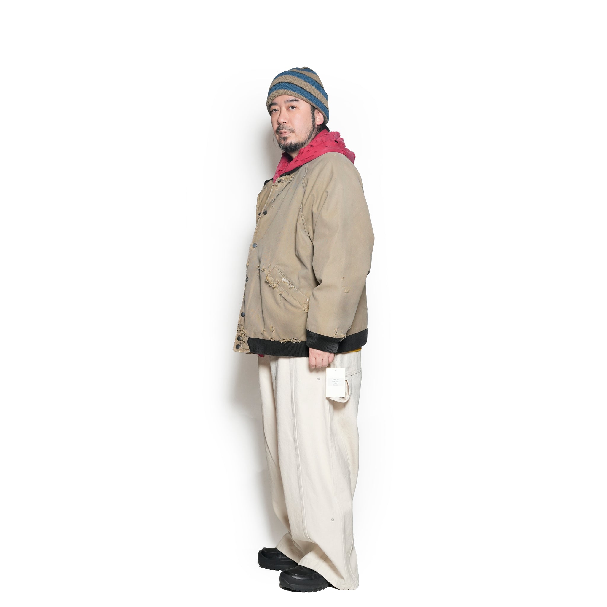 TRICKY DUCK JACKET | Color_Sand | No_voo-1248_sand【VOO_ヴォー】【入荷予定アイテム・入荷連絡可能】